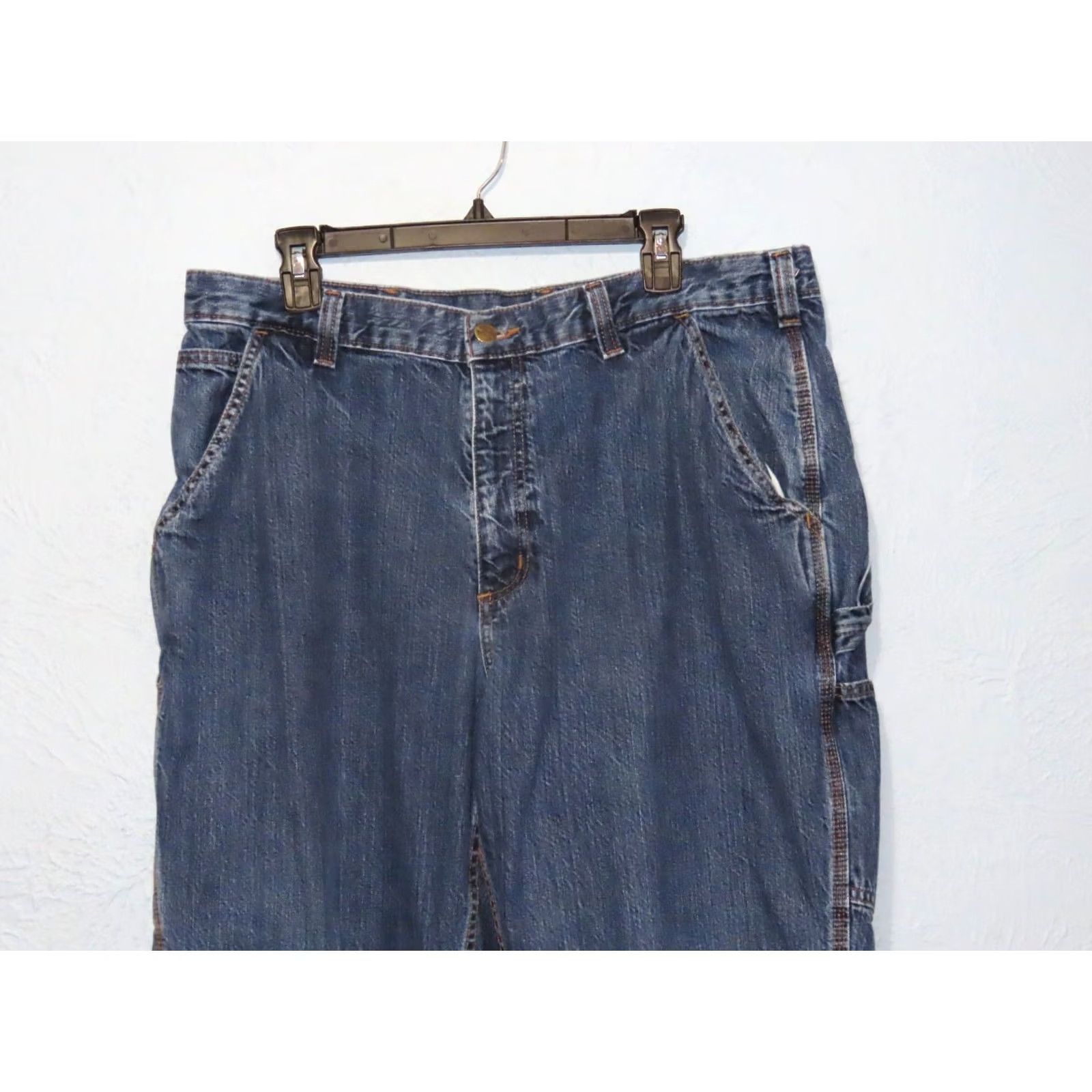 Carhartt VINTAGE Carhartt BD4941-M Loose Fit Carpenter Jeans 38x30 Men Blue Denim Size US 38 / EU 54 - 3 Thumbnail