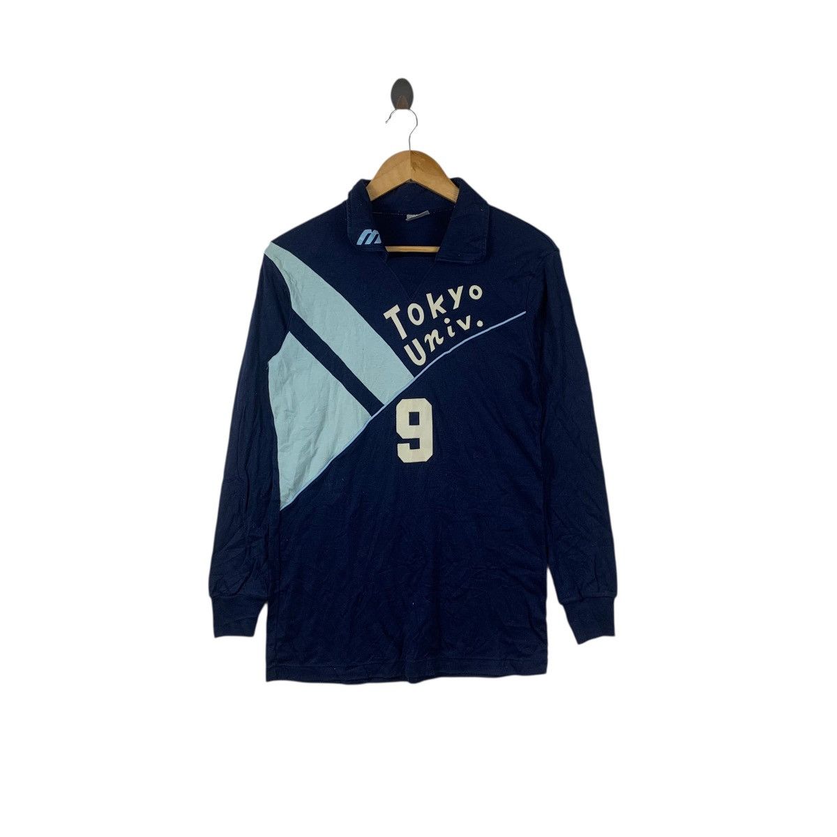Mizuno Vintage 90s MIZUNO TOKYO UNIVERSITY Volleyball Team Jersey Size US L / EU 52-54 / 3 - 1 Thumbnail