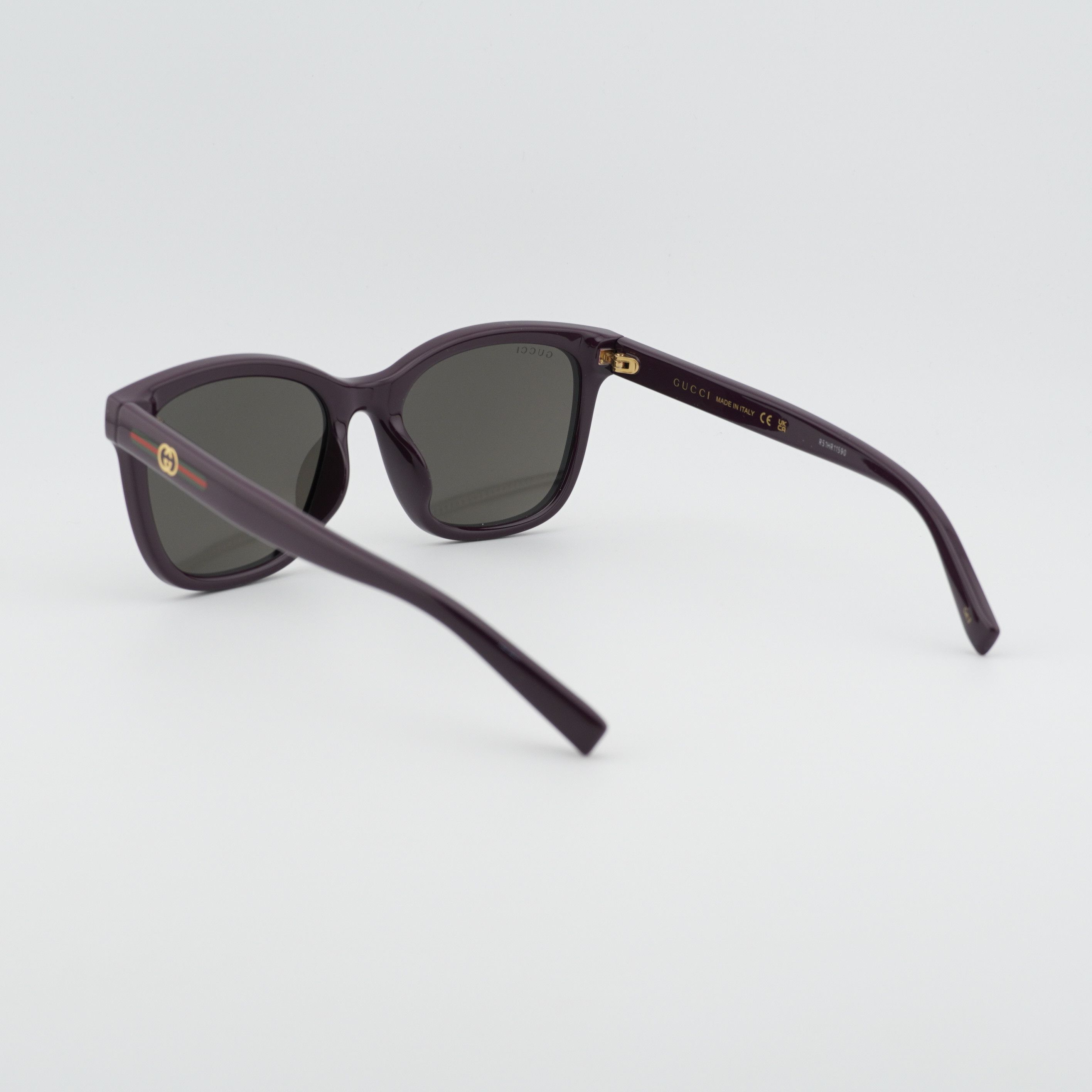 Gucci Gucci GG1984SK 004 Unisex Sunglasses Violet Square Frame Size ONE SIZE - 8 Thumbnail