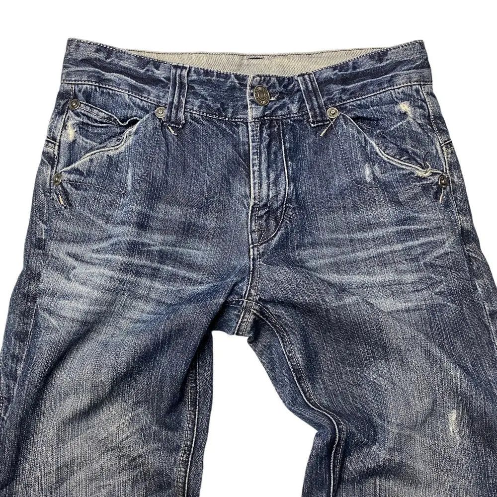 Hysteric Glamour 2000's Hillion Flared Seawash Hirako Stitch Jeans Size US 31 - 3 Thumbnail