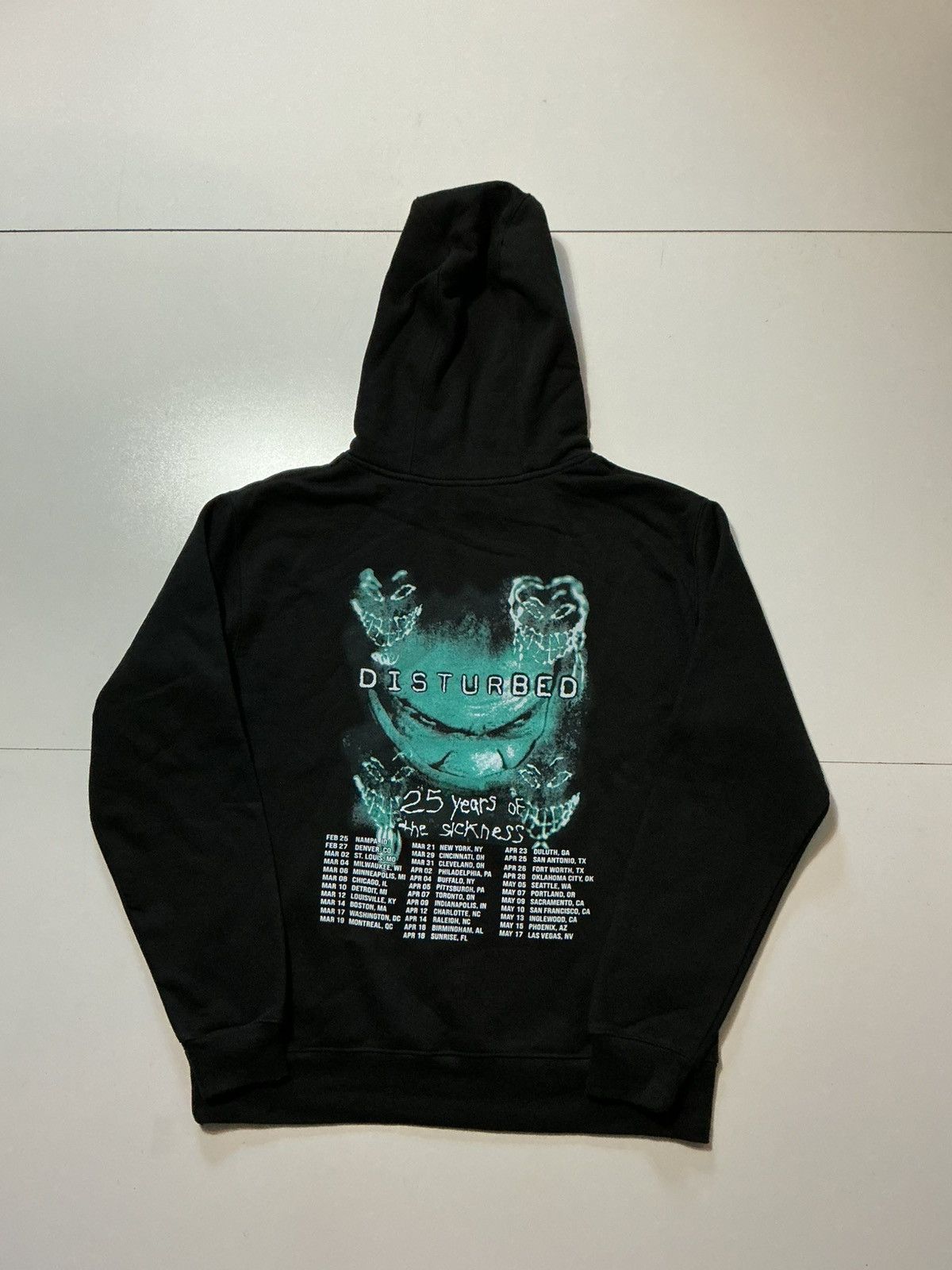 Other Disturbed 25 Years Of The Sickness Anniversary Band Hoodie Size US M / EU 48-50 / 2 - 2 Thumbnail