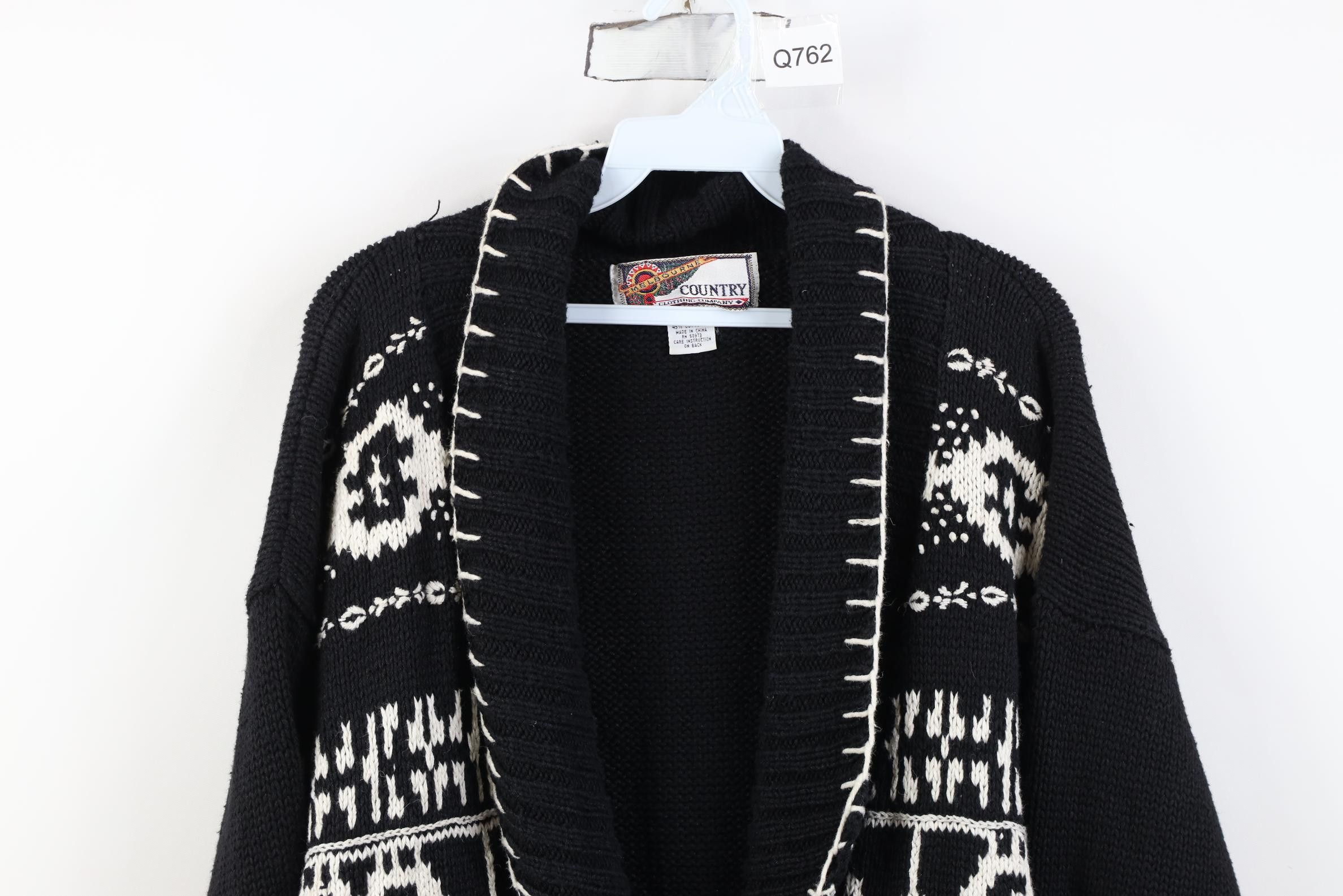 Vintage Vintage 90s Streetwear Toggle Button Cardigan Sweater Size L / US 10 / IT 46 - 2 Thumbnail