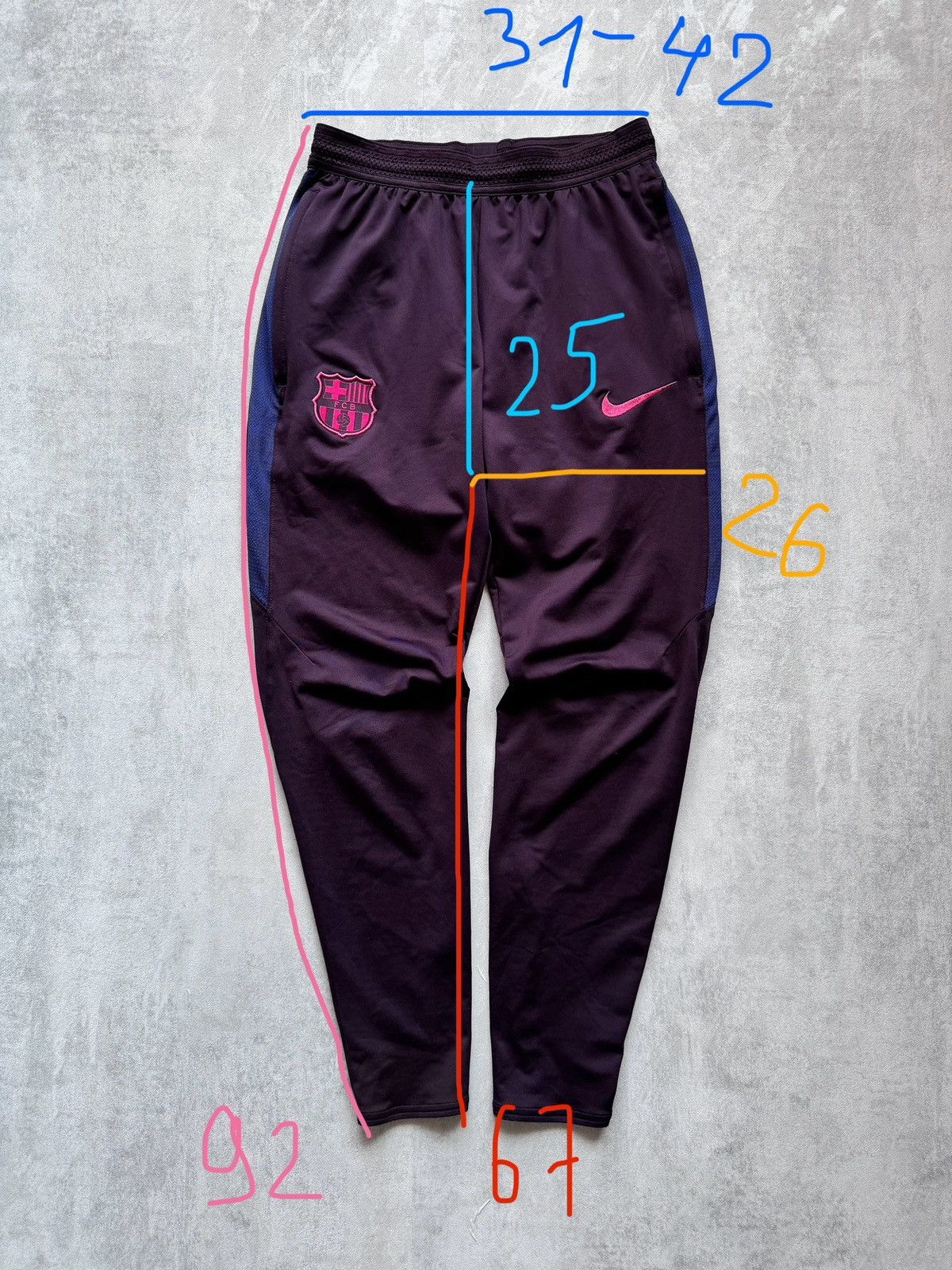Nike Nike FC BARCELONA soccers Track Pants Football Training Size US 28 / EU 44 - 12 Thumbnail