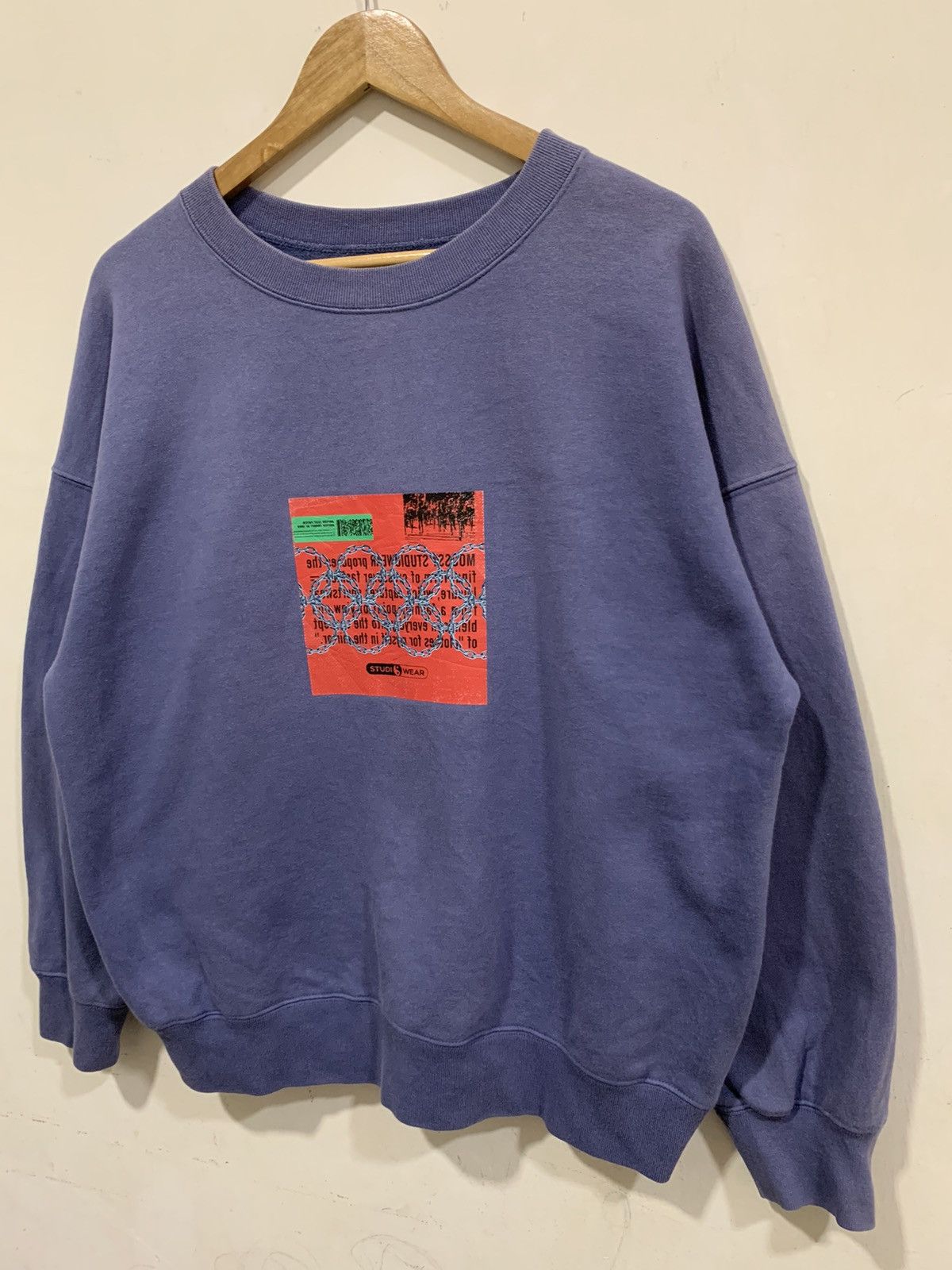 MOUSSY Moussy Studiowear Sweatshirt Size US XL / EU 56 / 4 - 2 Thumbnail