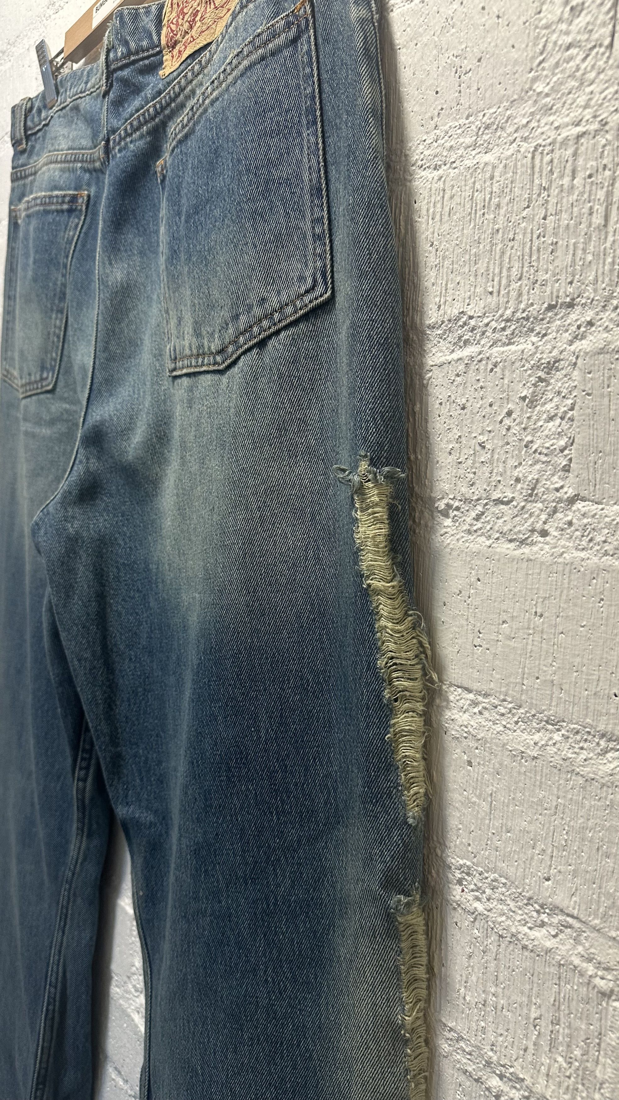 Magliano Unregular Lametta Jeans Size US 34 / EU 50 - 3 Thumbnail
