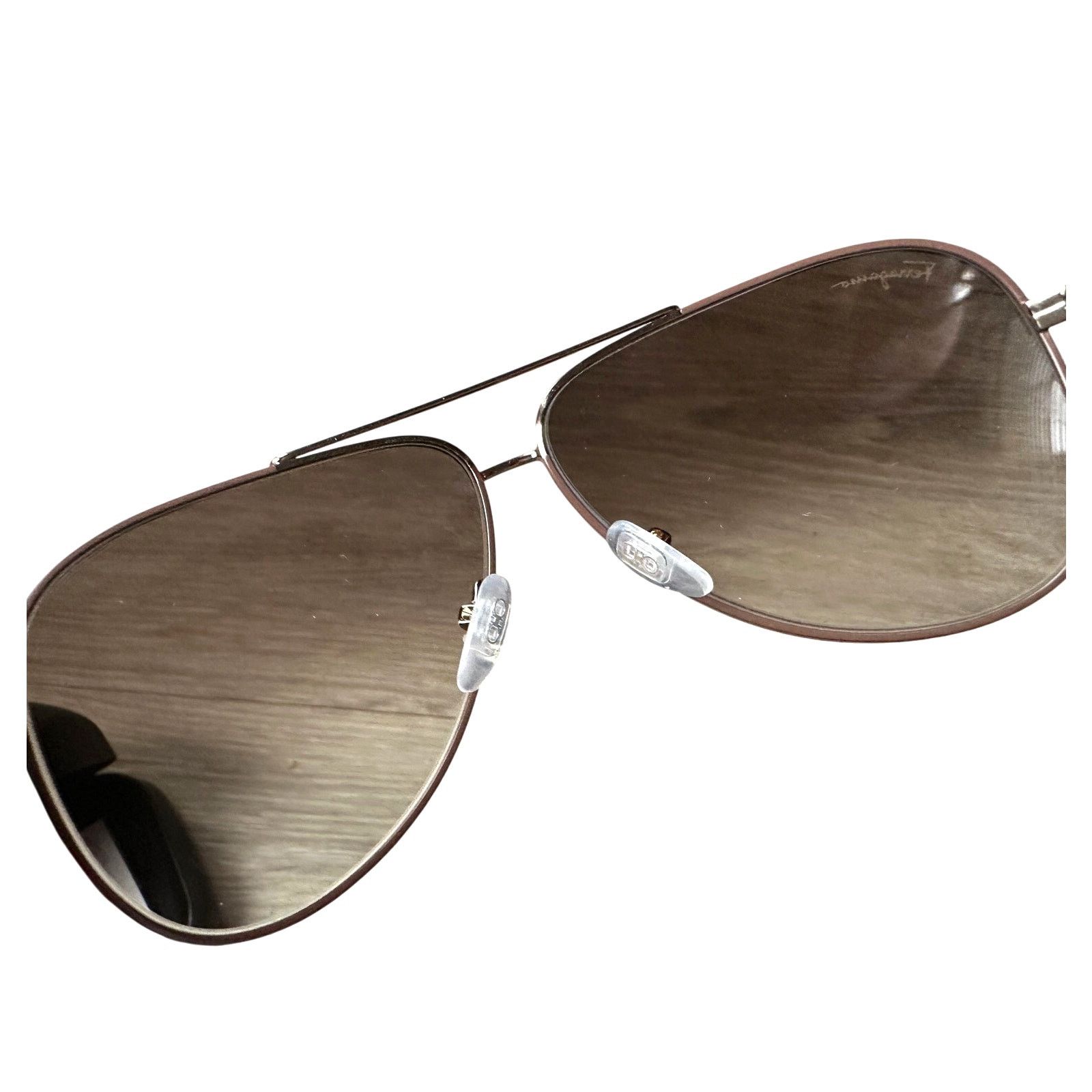 Salvatore Ferragamo Salvatore Ferragamo Brown Pilot Unisex Sunglasses Size ONE SIZE - 12 Thumbnail