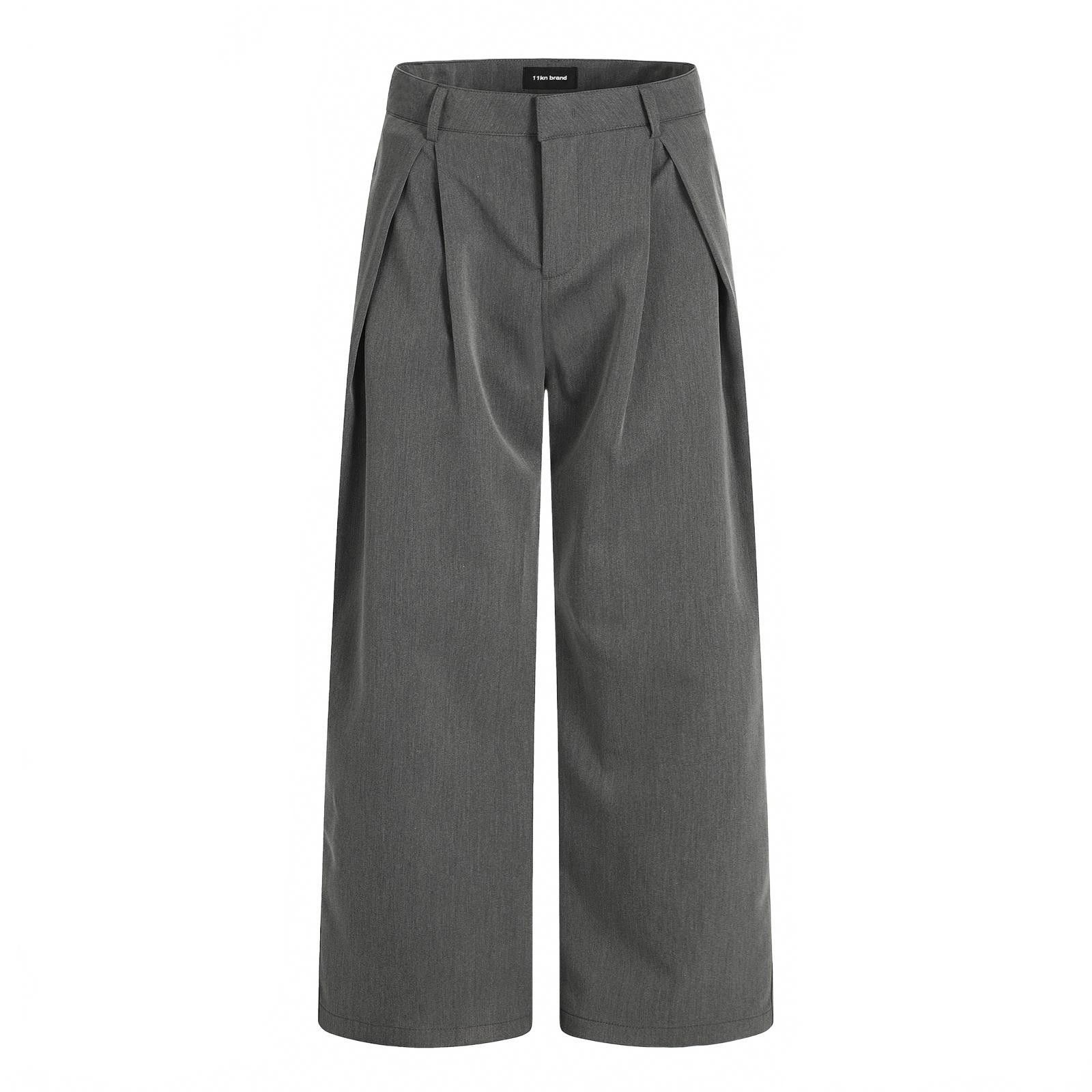 Japanese Brand Wide Leg Pants, High Waist Loose Fit Trousers Size US 32 / EU 48 - 7 Thumbnail