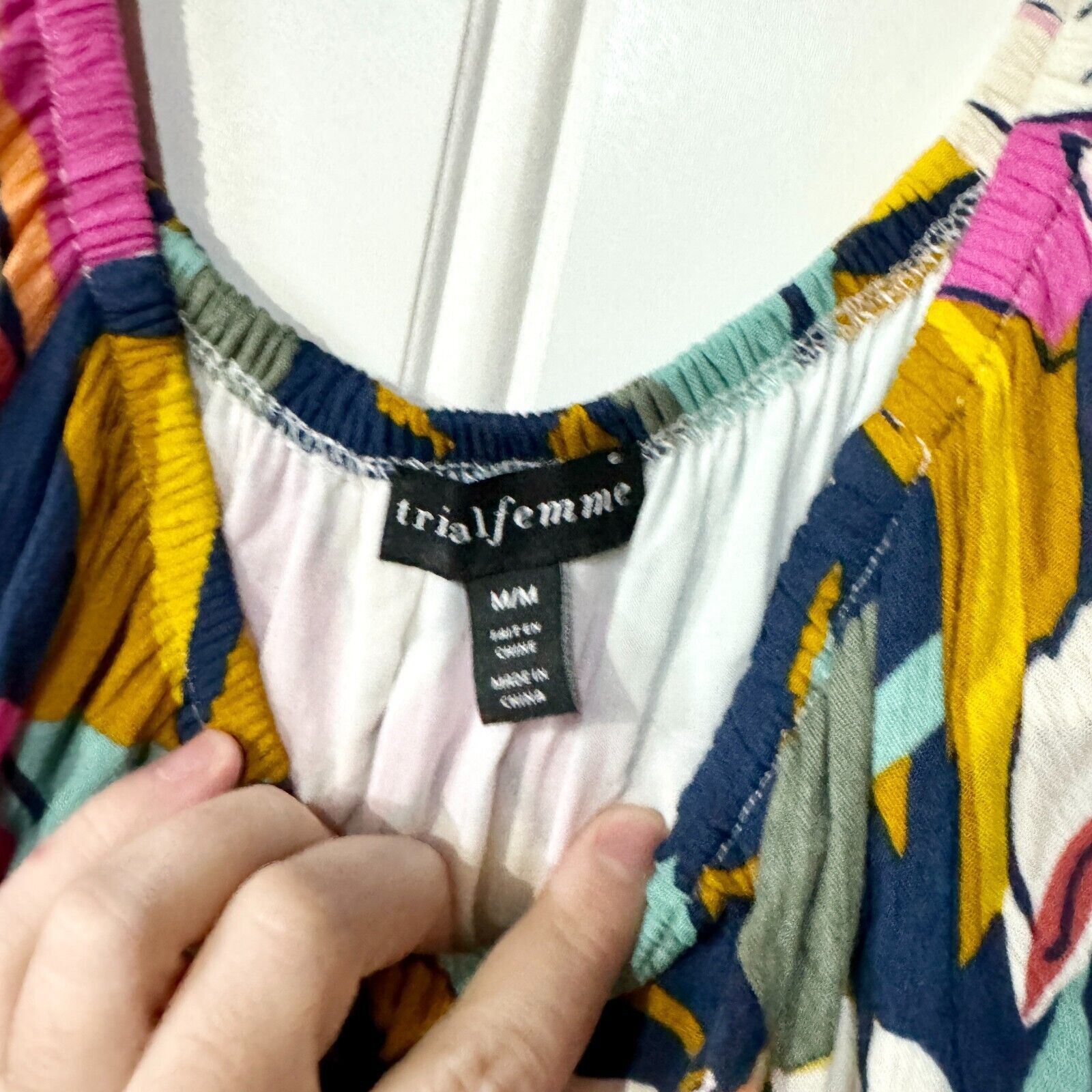 Other Tribal Femme M Floral Off Shoulder Tropical Flowy Midi Dress Size M / US 6-8 / IT 42-44 - 5 Thumbnail