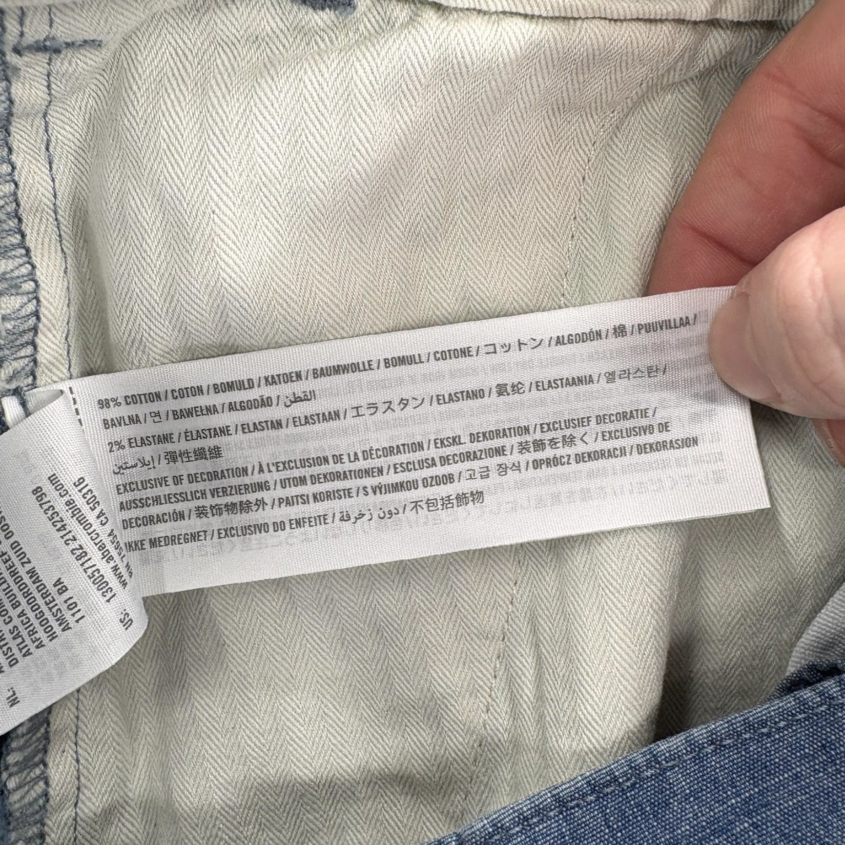 Abercrombie & Fitch Abercrombie & Fitch Chino Pants Mens 32x30 Blue Chambray Kennan Straight Stretch Casual Flat Front Pockets Slim/Regular Fit Size US 32 / EU 48 - 5 Thumbnail