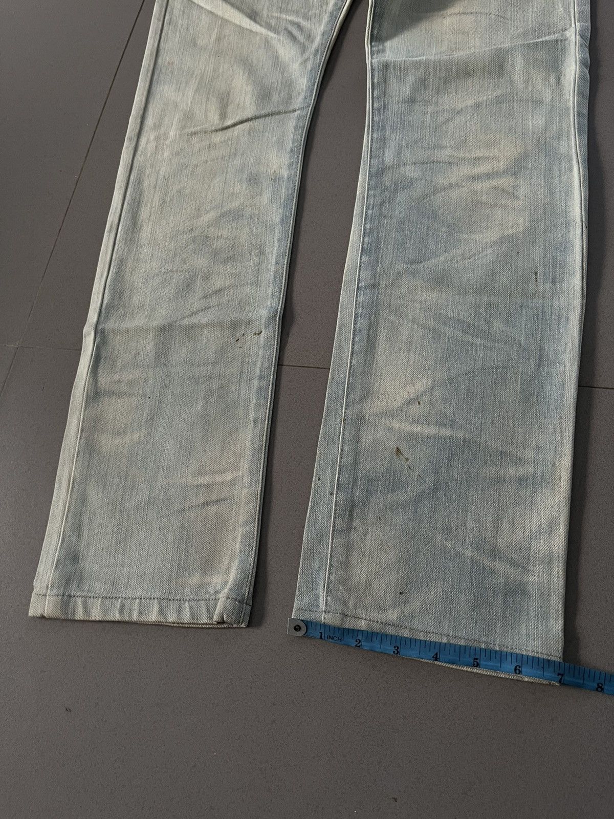 Tornado Mart TORNADO MART JAPANESE DENIM JEANS BASIC BLUE FADE PANTS Size US 30 / EU 46 - 16 Thumbnail