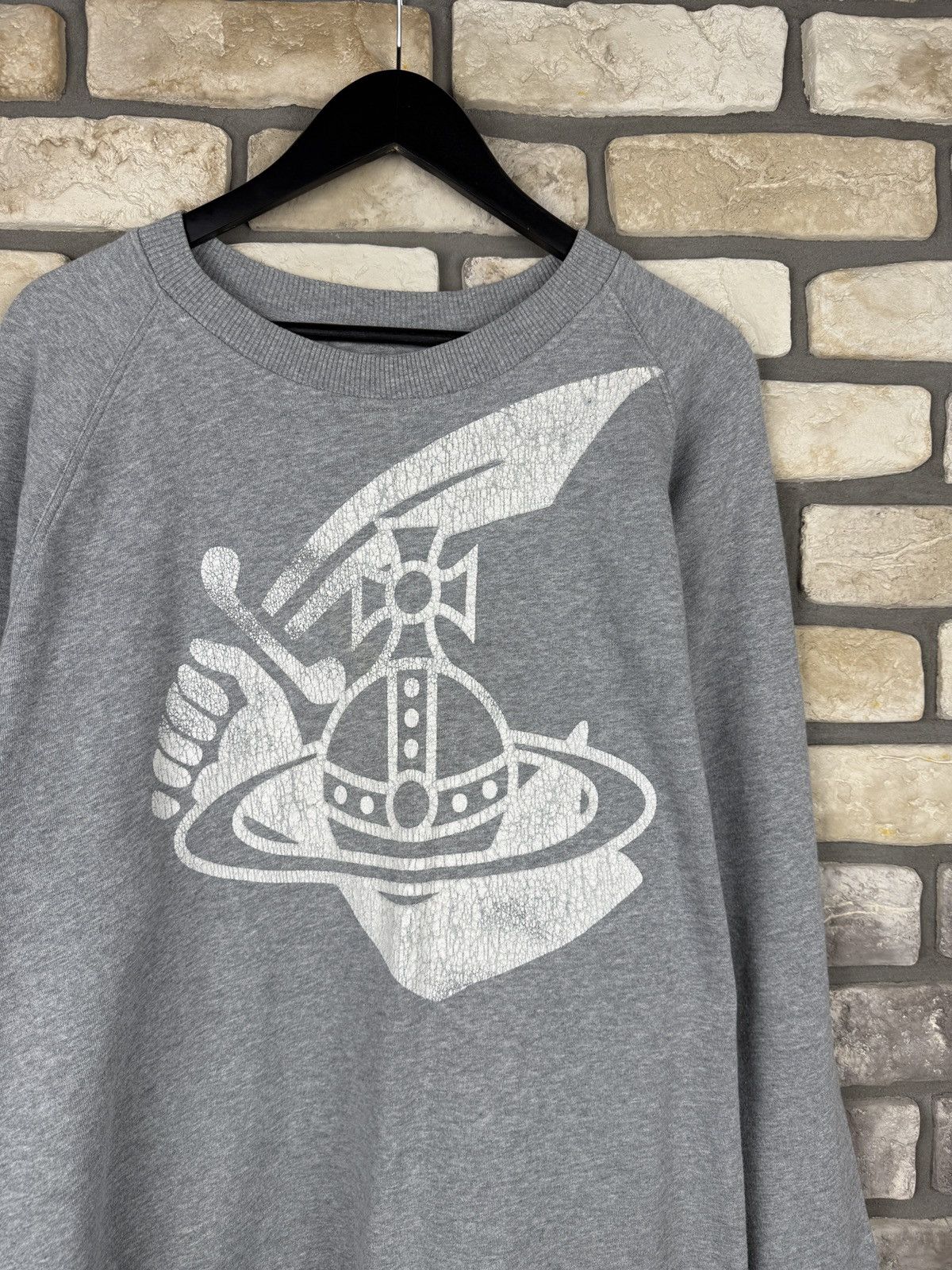 Designer × Vivienne Westwood oversize sweatshirt sweater Vivienne Westwood Anglomania Size US XXL / EU 58 / 5 - 2 Thumbnail