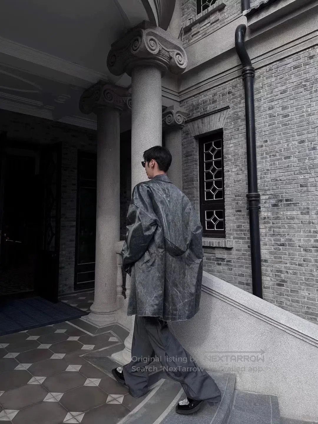 Other UENS Gray Frayed Design Unisex Coat. Size US M / EU 48-50 / 2 - 1 Thumbnail