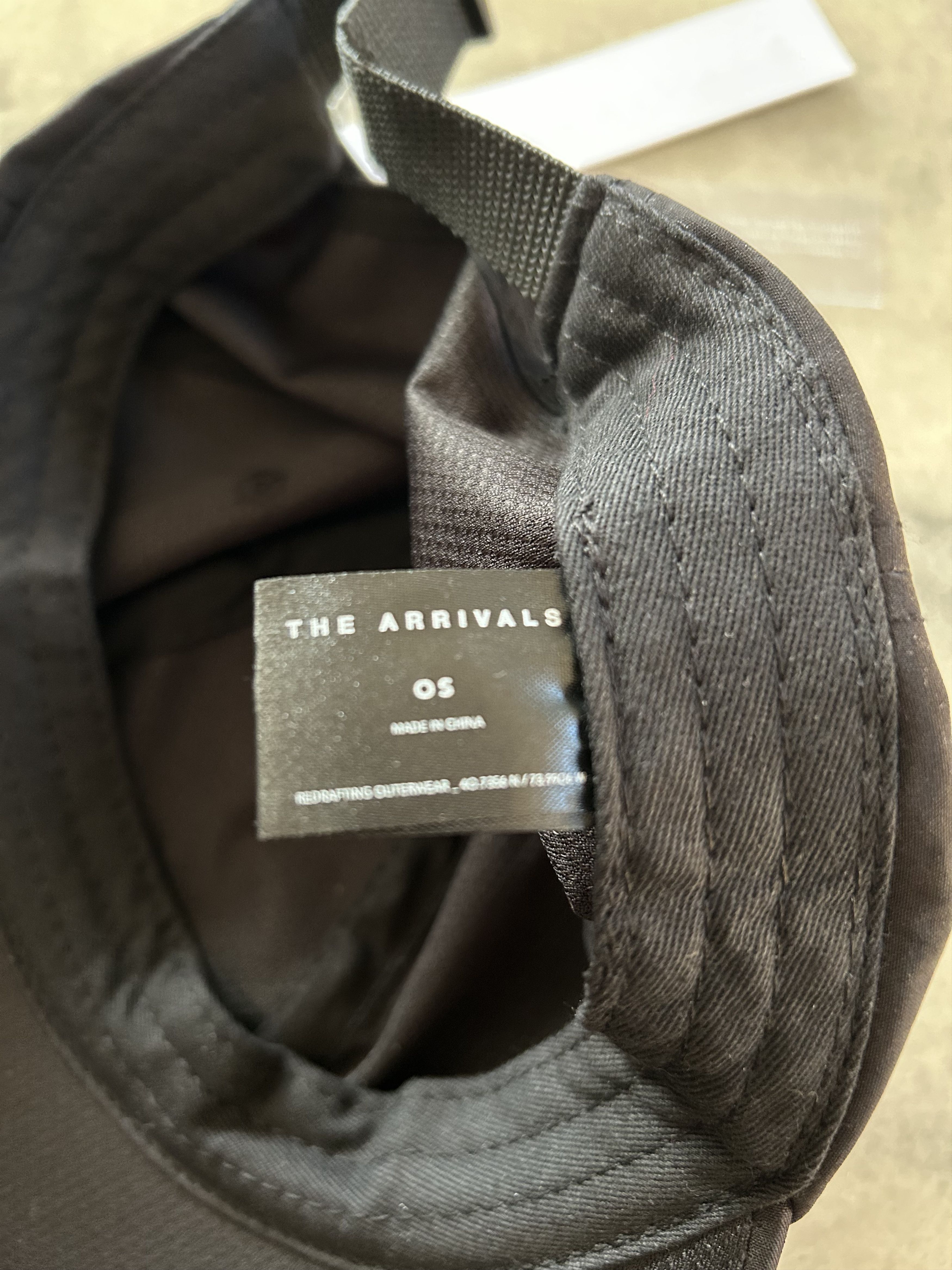 The Arrivals Water Resistant Techno Cap Os Unisex in Black, Men's — image 4 of 6