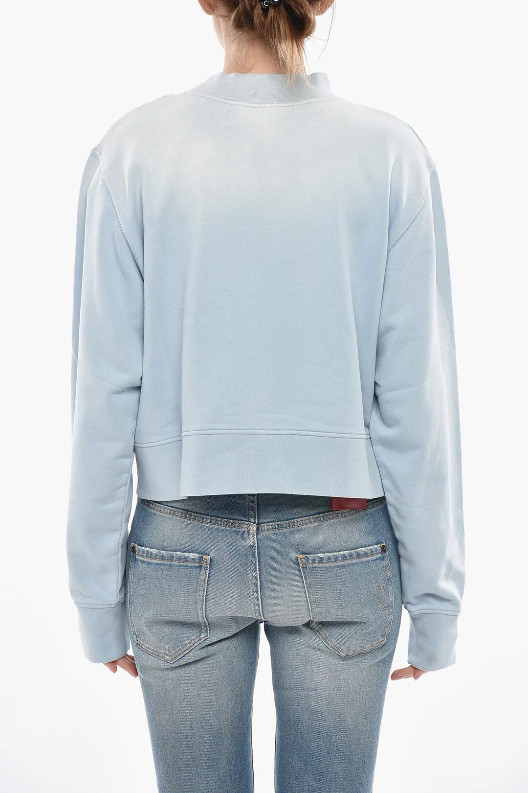 Palm Angels og1mm0326 Crewneck Sweatshirt Light Blue Size L / US 10 / IT 46 - 2 Thumbnail