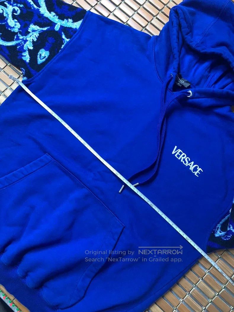 Versace Versace Wool patchwork hooded sweatshirt Size US XS / EU 42 / 0 - 6 Thumbnail