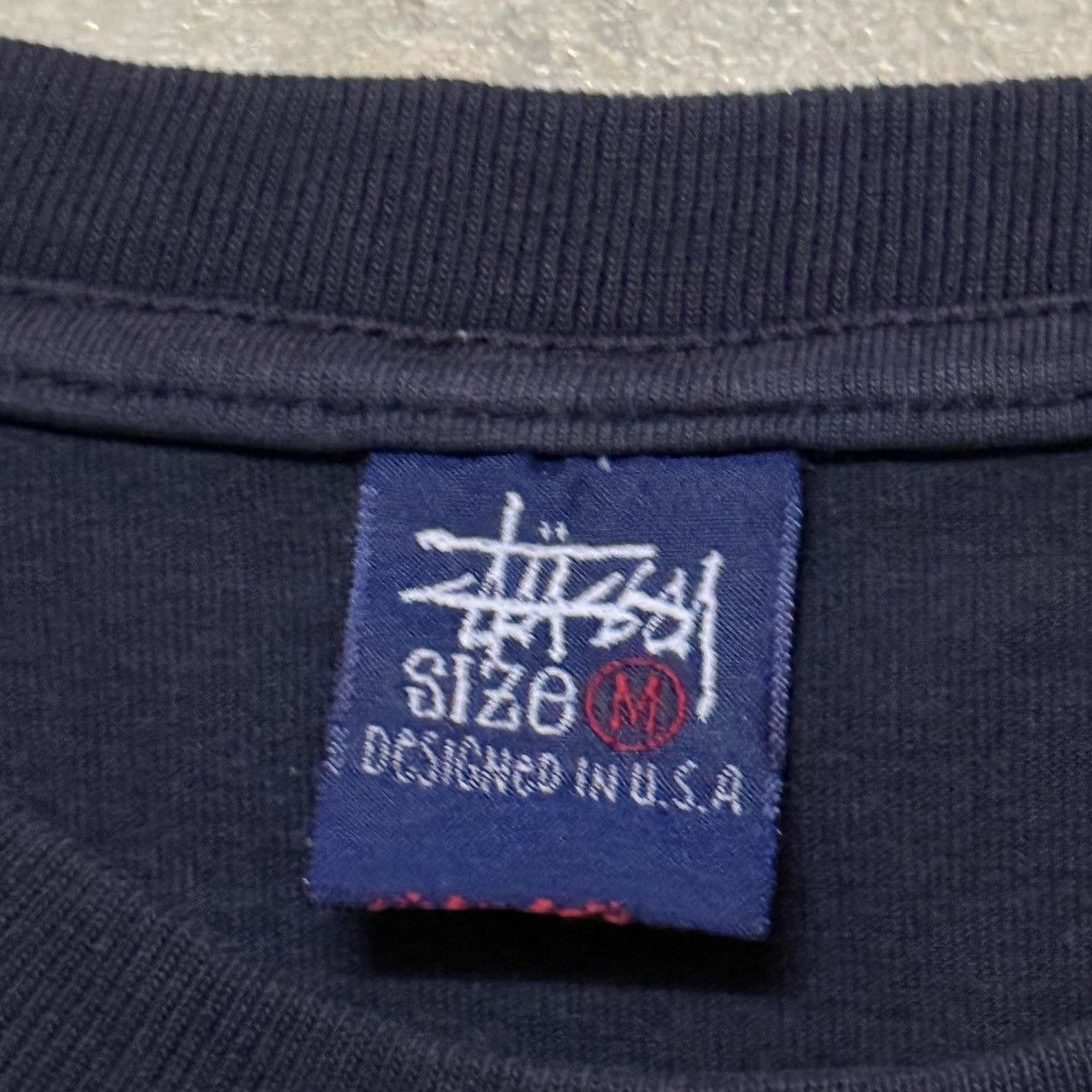 Stussy × Vintage Vintage Stussy LV Monogram No 4 Big Logo T Shirt Size US M / EU 48-50 / 2 - 8 Thumbnail
