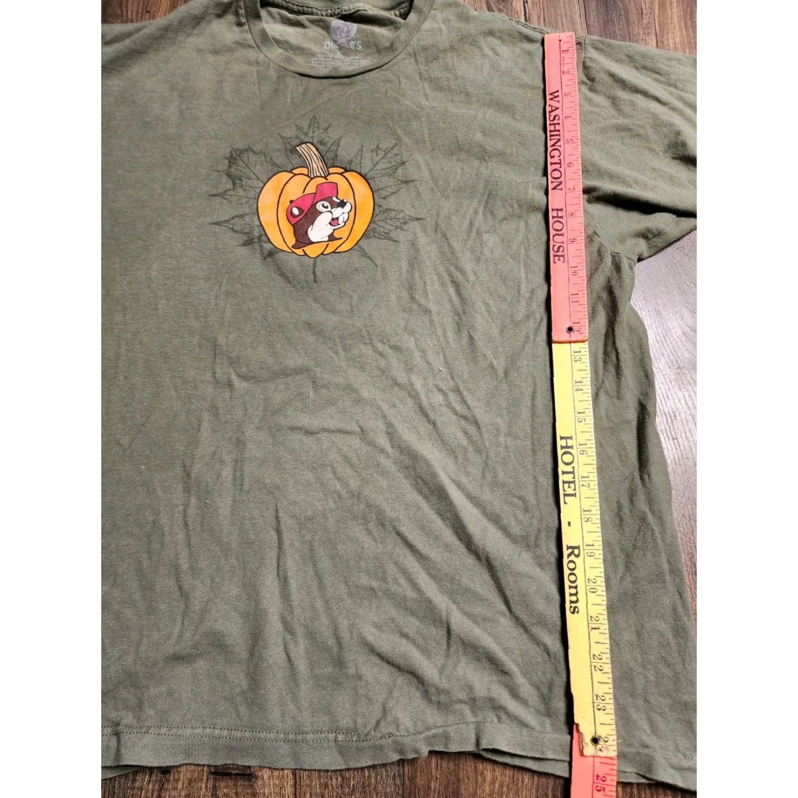 Doublet BUC-EES Thanksgiving Pumpkin T-Shirt XL Green Double-Sided Unisex Adults USA Size US XL / EU 56 / 4 - 3 Thumbnail