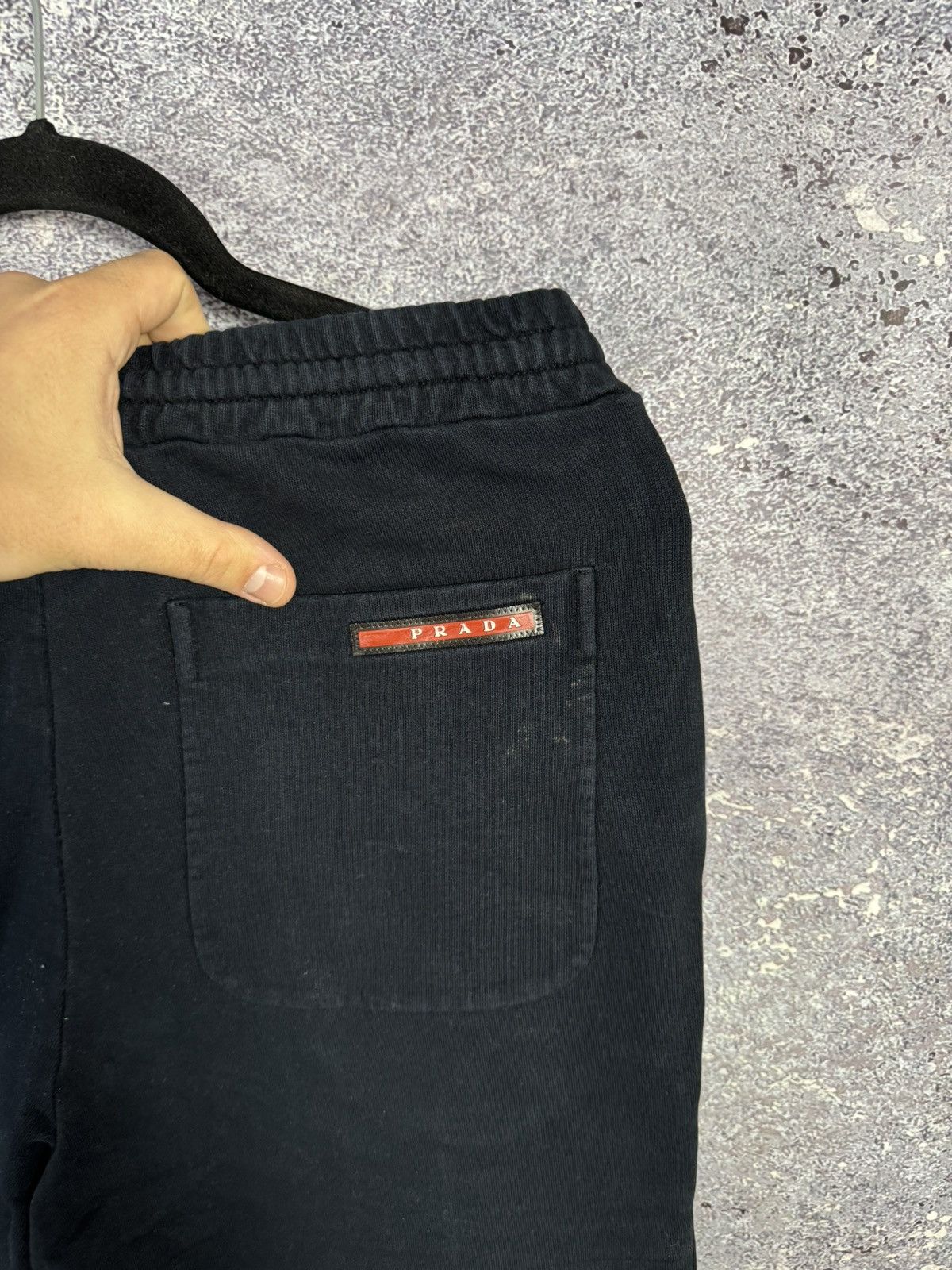 Prada × Vintage PRADA Red tab joggers sweatpants Black oldmoney XS size Size US 30 / EU 46 - 10 Thumbnail