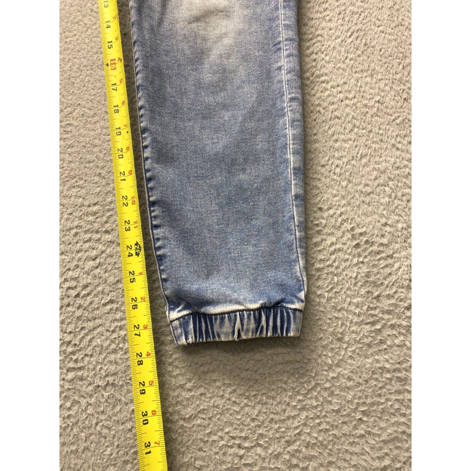 American Eagle Outfitters American Eagle Outfitters Jeans Pants Womens Slim Joggers Regular 16 Light Wash Blue Cotton Blend Denim with Pockets Size 25" / US 0 / IT 36 - 6 Thumbnail