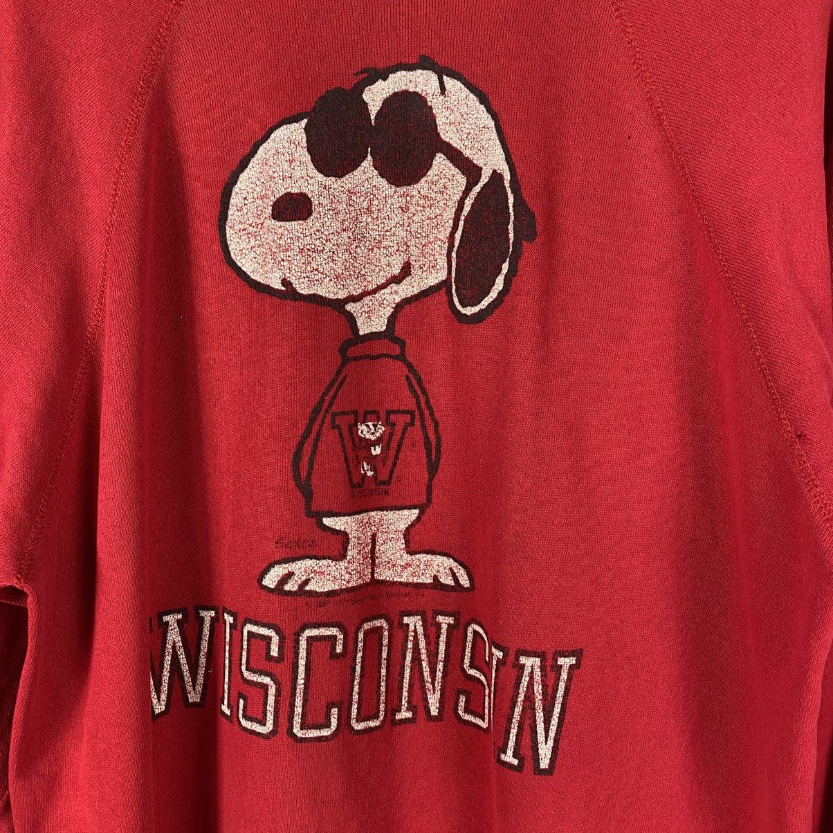 Peanuts Vintage Snoopy NCAA Winscosin Badger Sweatshirt Size US M / EU 48-50 / 2 - 3 Thumbnail