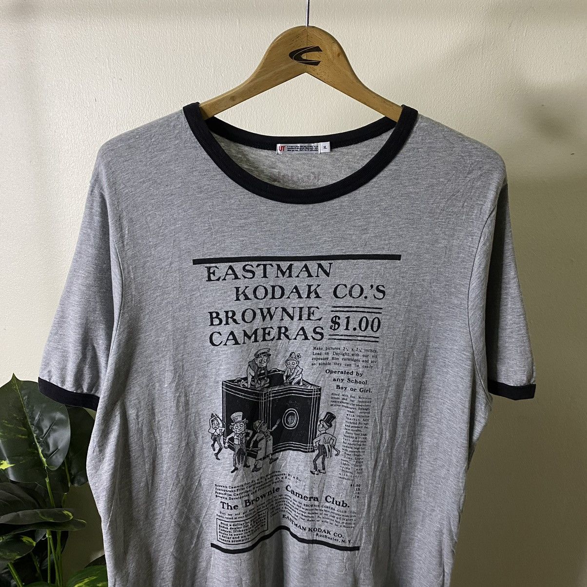 Kodak Eastman Kodak x Uniqlo Collaboration Ringer Tee Size US L / EU 52-54 / 3 - 2 Thumbnail