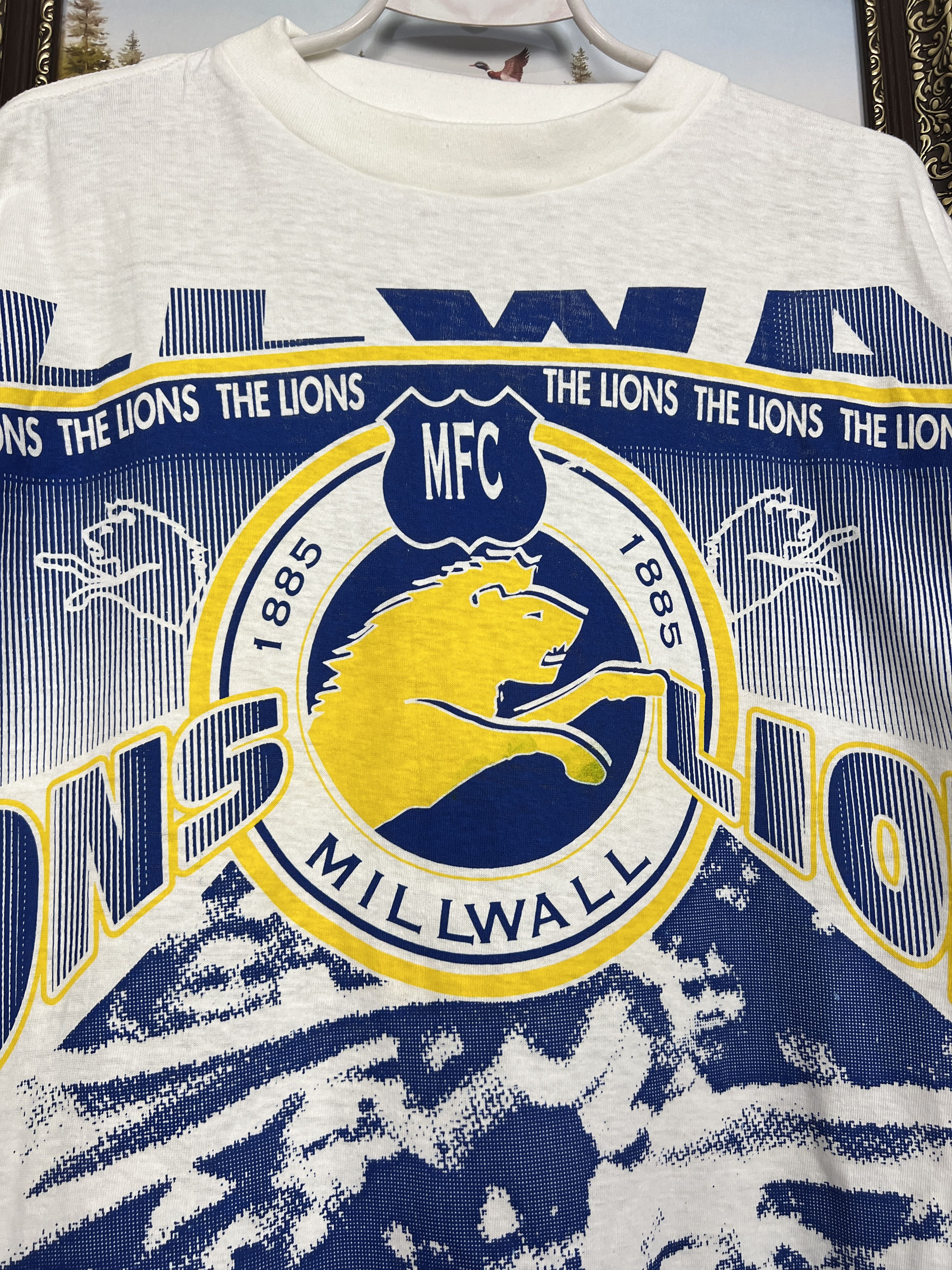 Vintage Millwall The Lions Football Shirt Soccer Over Print Jersey Size US XL / EU 56 / 4 - 3 Thumbnail
