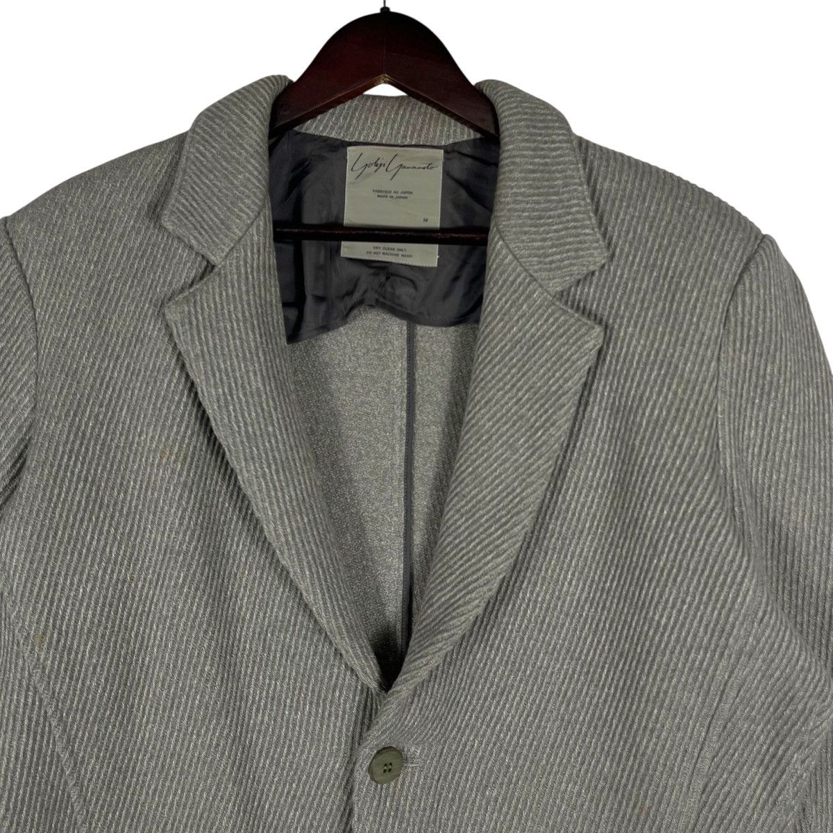 Yohji Yamamoto Vintage Yohji Yamamoto Y's Ribbed Blazer | Archival Japanese Size US M / EU 48-50 / 2 - 4 Thumbnail