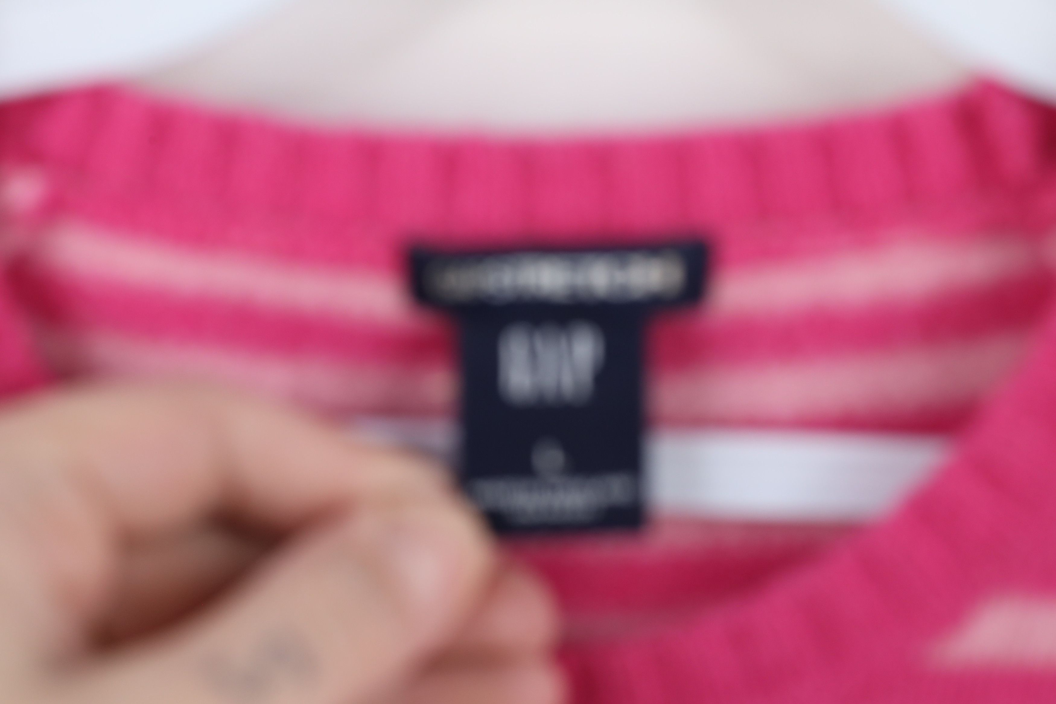 Gap × Vintage Vintage Y2K 2003 Gap Babydoll Lambswool Knit Striped Sweater Size L / US 10 / IT 46 - 4 Thumbnail