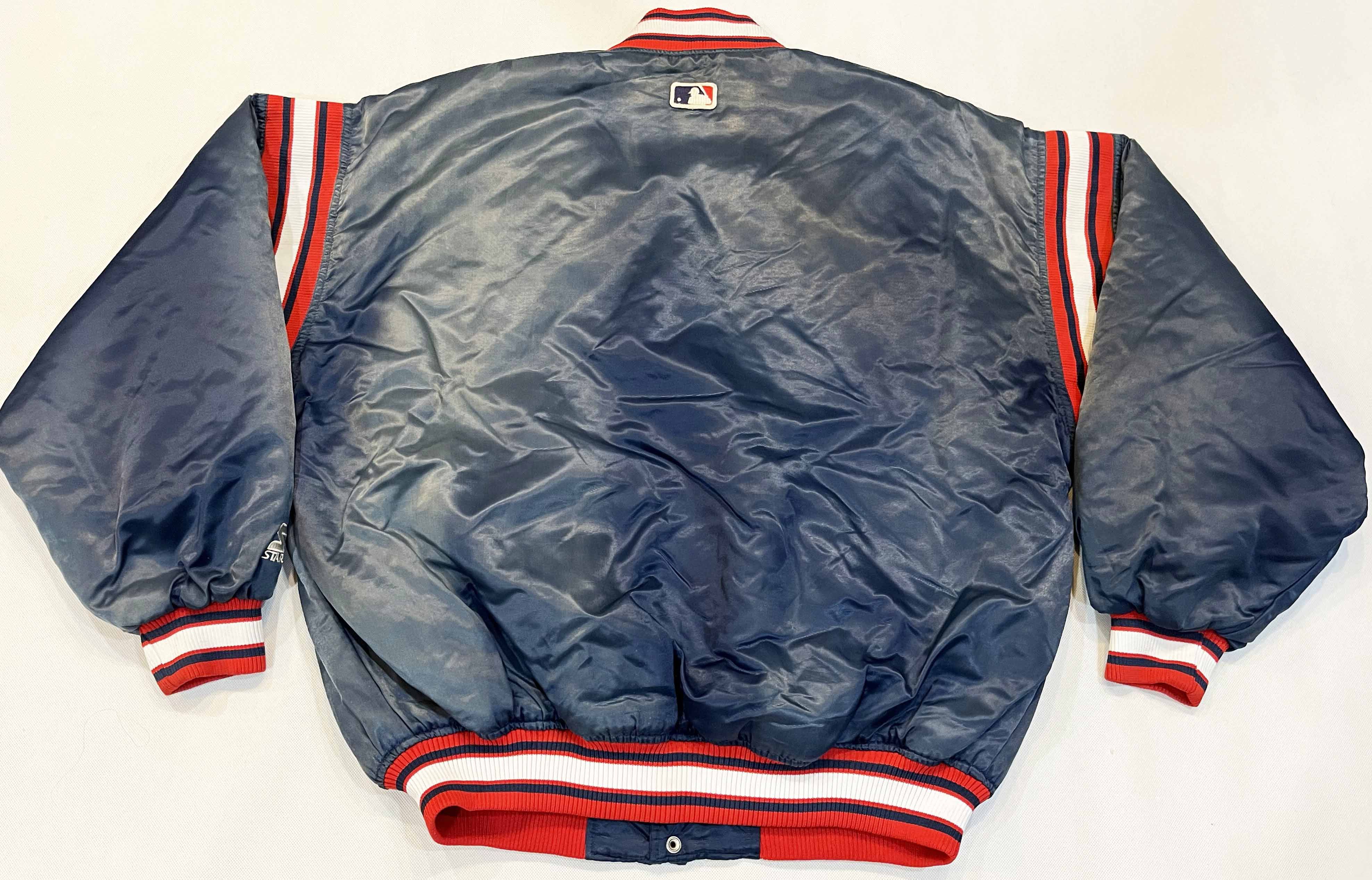 MLB × Starter × Vintage Vintage Starter MLB Cleveland Indians Bomber Satin Jacket Size US L / EU 52-54 / 3 - 8 Thumbnail