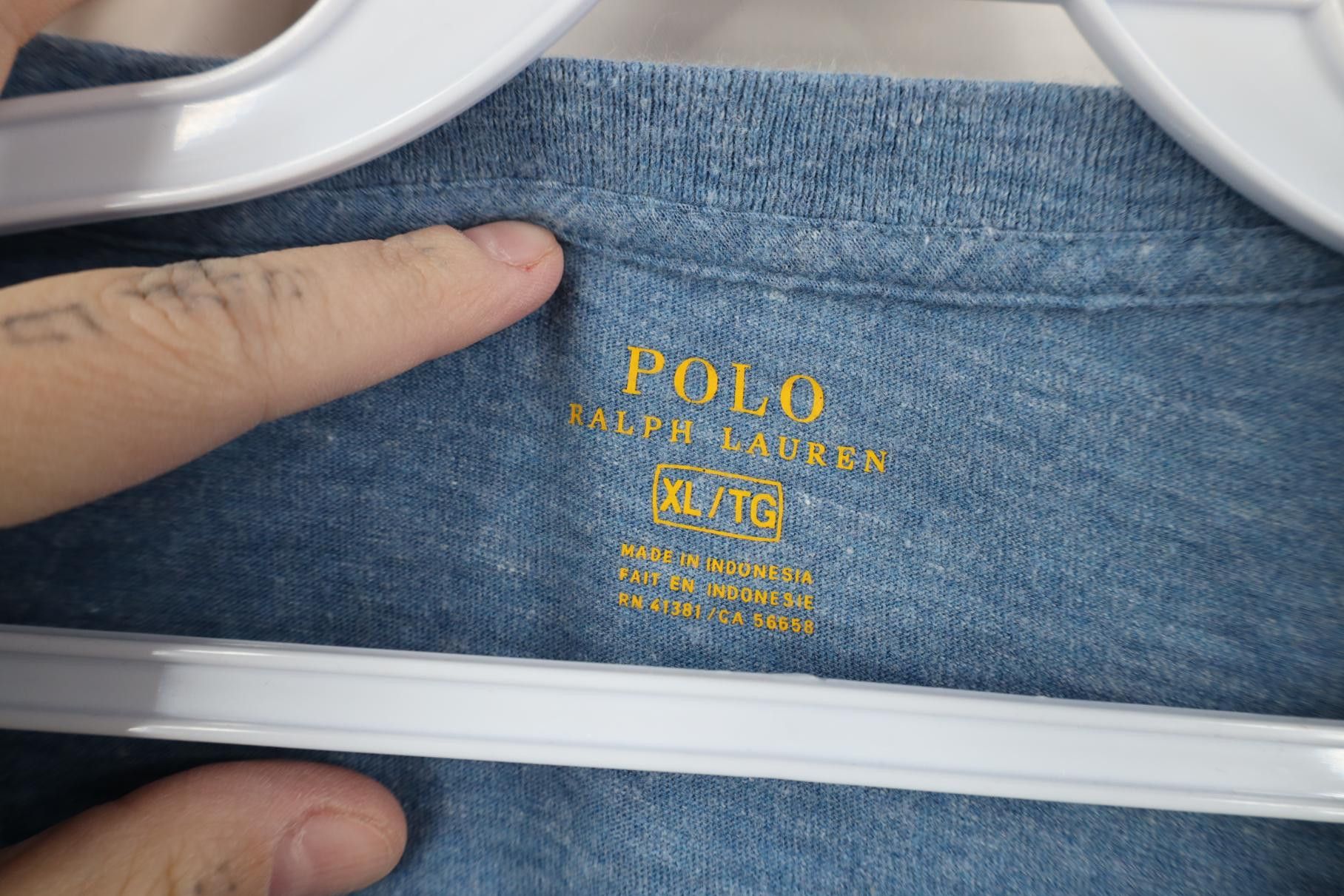 Polo Ralph Lauren Vintage Y2K Ralph Lauren Jersey Short Sleeve V-Neck T-Shirt Size US XL / EU 56 / 4 - 7 Thumbnail