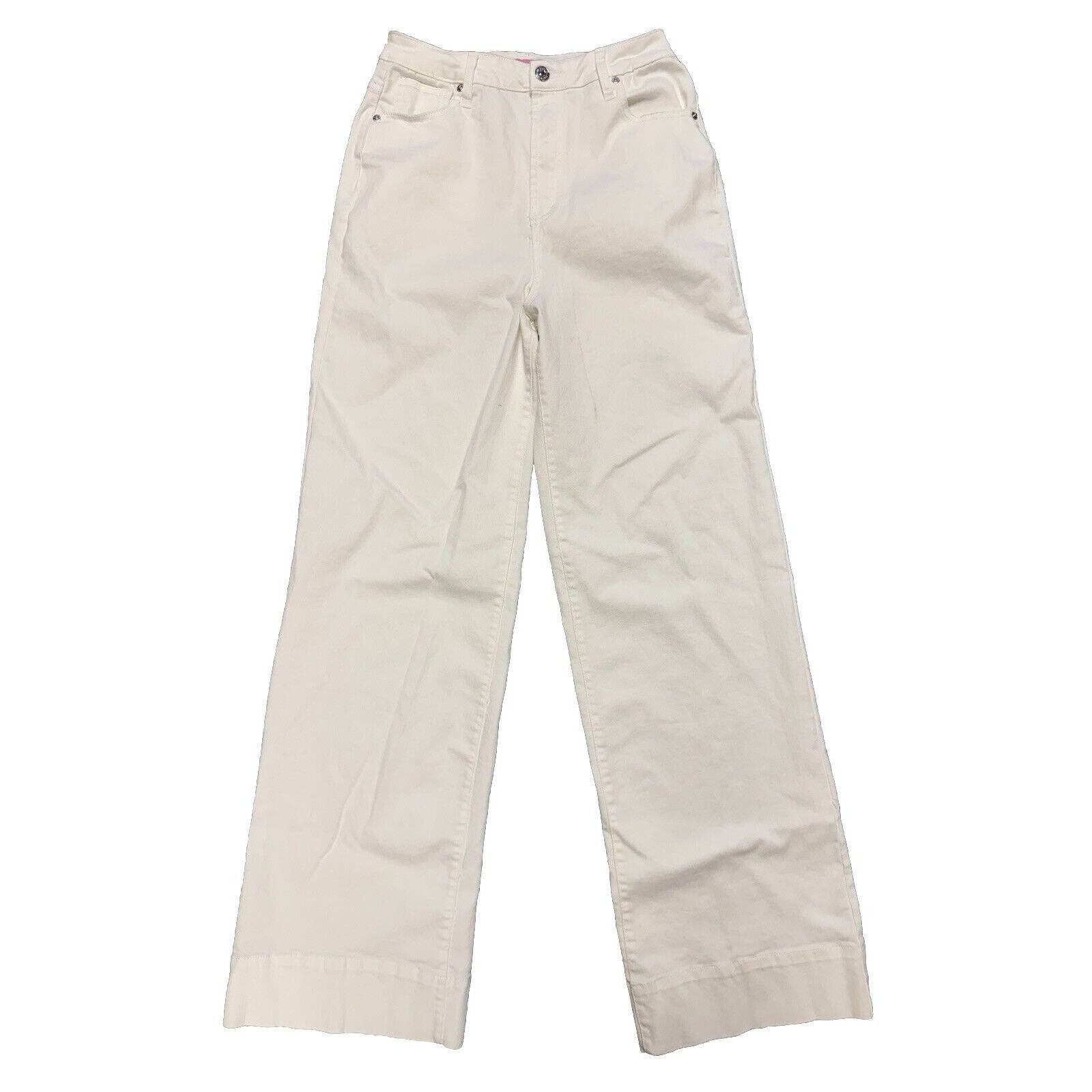Juicy Couture Juicy Couture Wide Legs Jeans Womens 29 White Y2K Style Size 29" - 1 Thumbnail