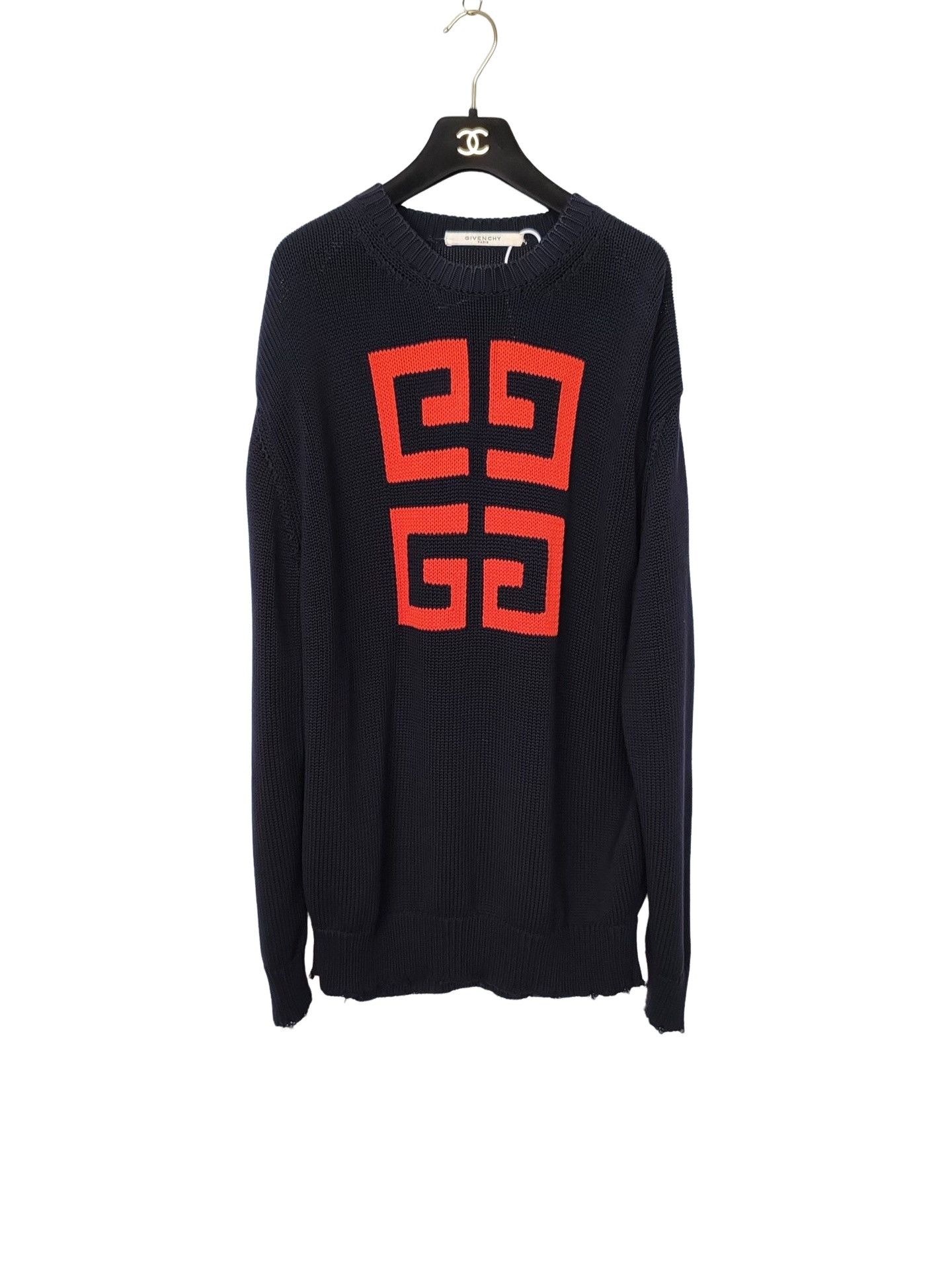Givenchy Givenchy Logo Knit Sweater Black Size XS Size US XS / EU 42 / 0 - 1 Thumbnail