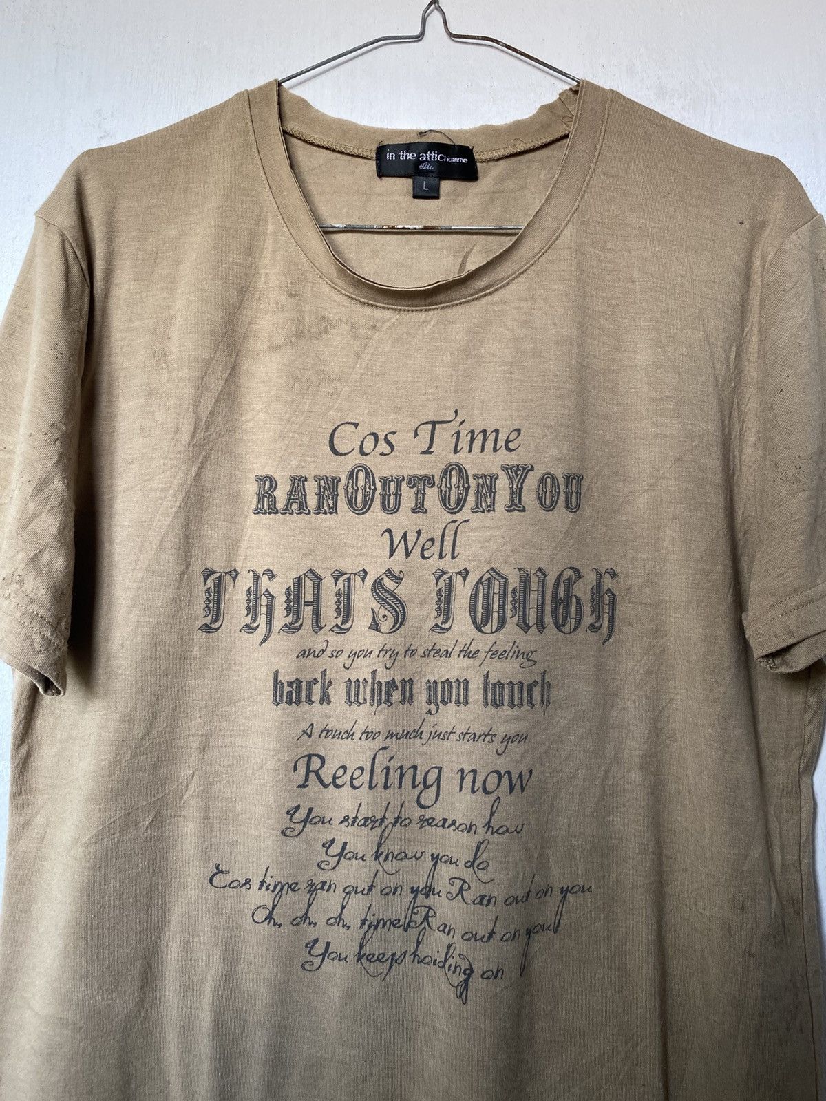If Six Was Nine × In The Attic × Le Grande Bleu (L.G.B.) In The Attic Homme Poem Feather Tshirt Size US M / EU 48-50 / 2 - 5 Thumbnail