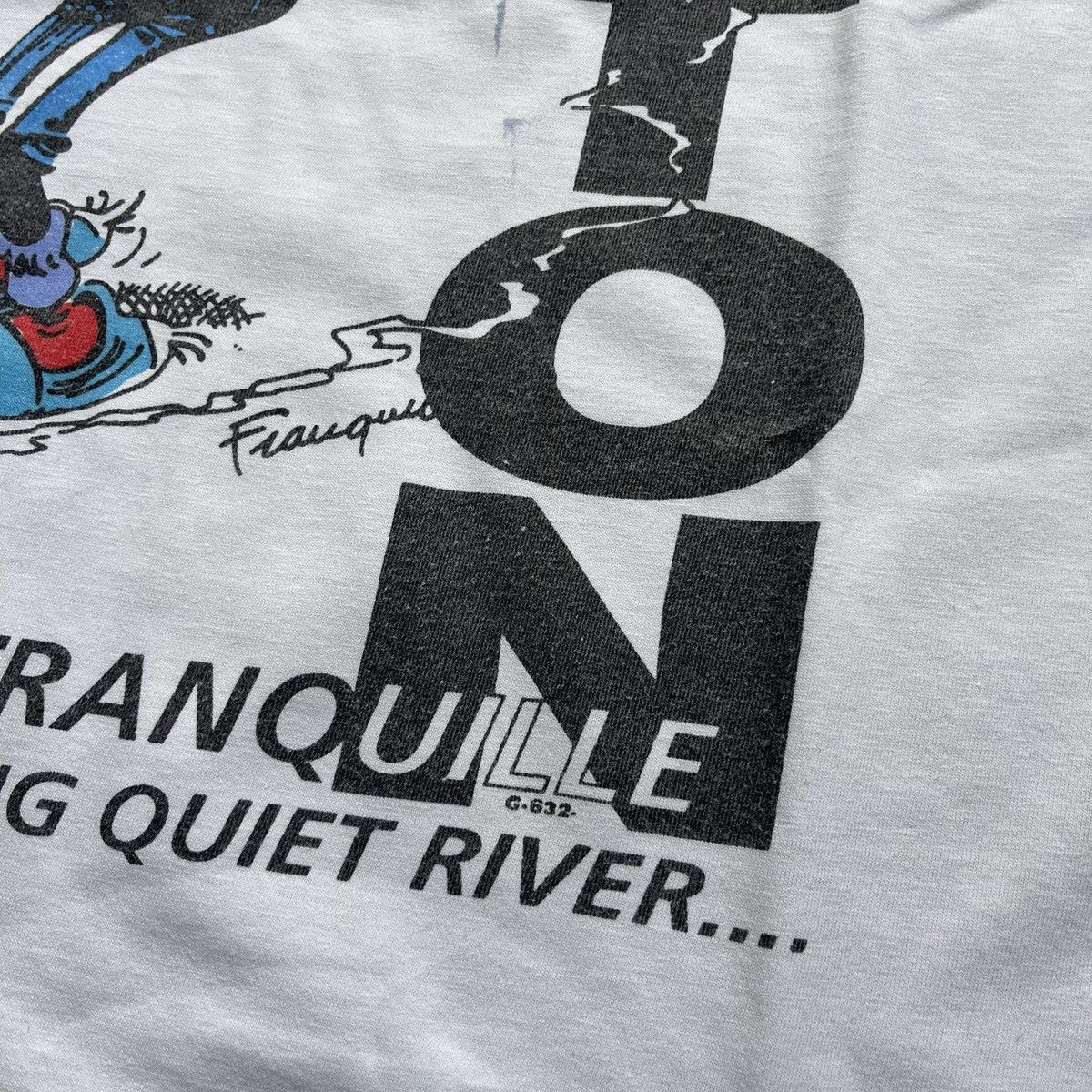 Cartoon Network Gaston Cartoon Comic vintage French white Disney Size US L / EU 52-54 / 3 - 6 Thumbnail