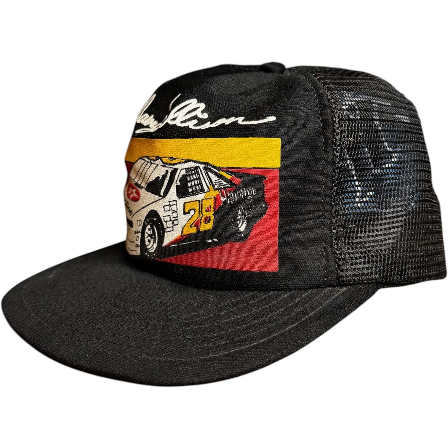 Vintage Vintage Davey Allison Snapback Trucker Hat Size ONE SIZE - 2 Thumbnail