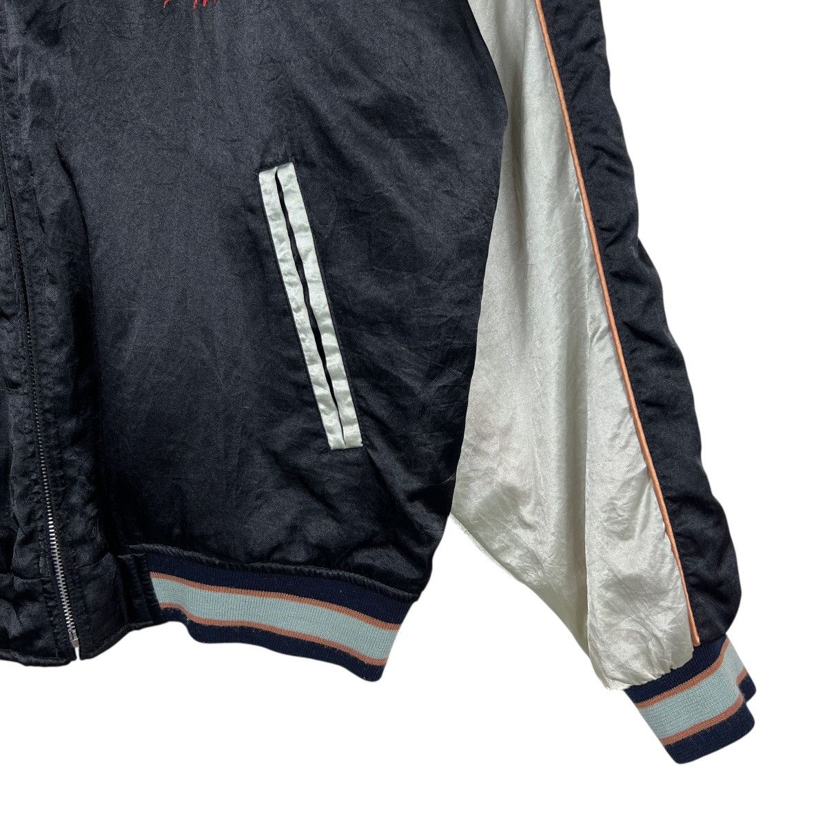 Japanese Brand 80s Vintage Alohai hawaii Embroidery Sukajan Souvenir Jacket Size US L / EU 52-54 / 3 - 6 Thumbnail