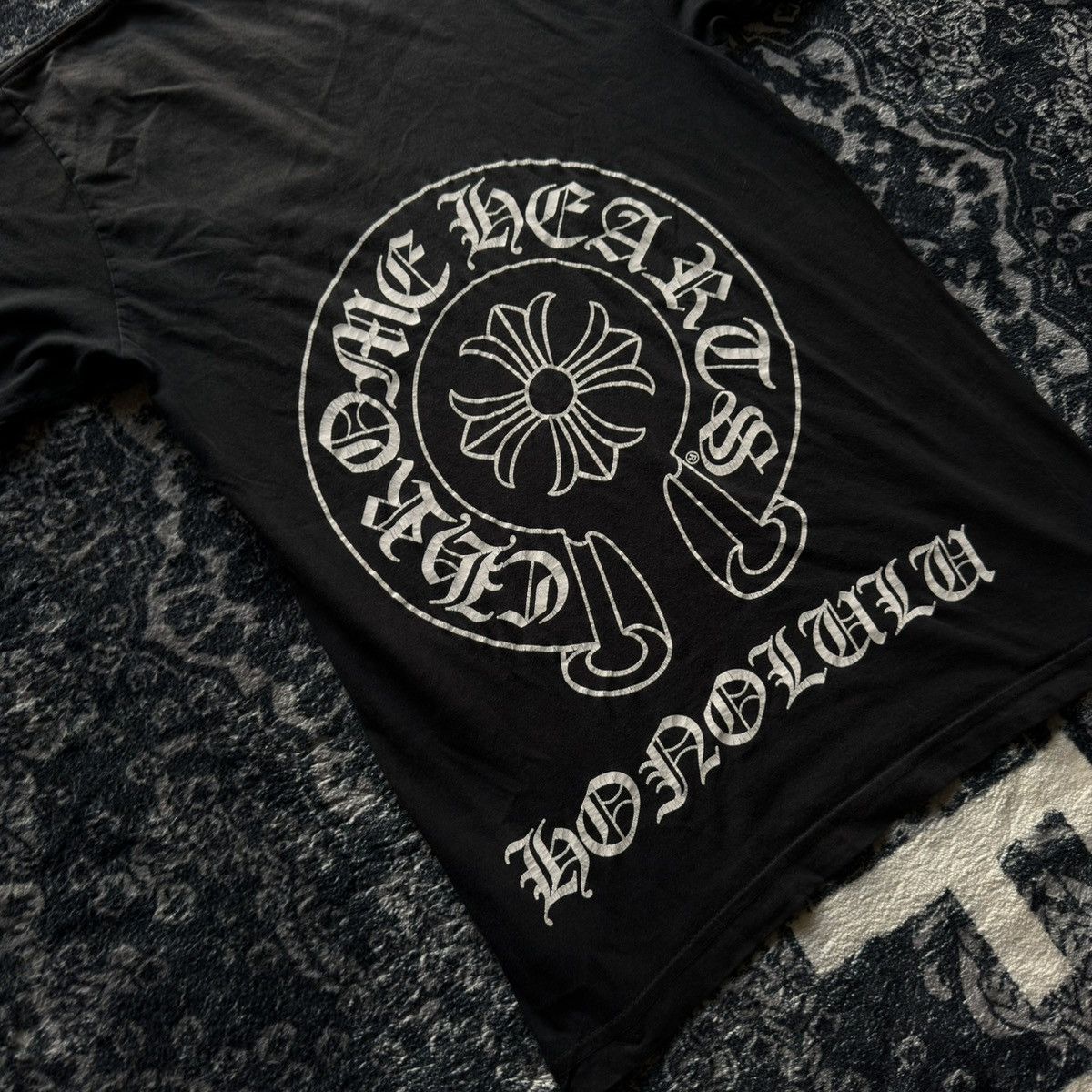 Chrome Hearts Chrome Hearts Honolulu Exclusive Horseshoe Tee Black Size US S / EU 44-46 / 1 - 4 Thumbnail