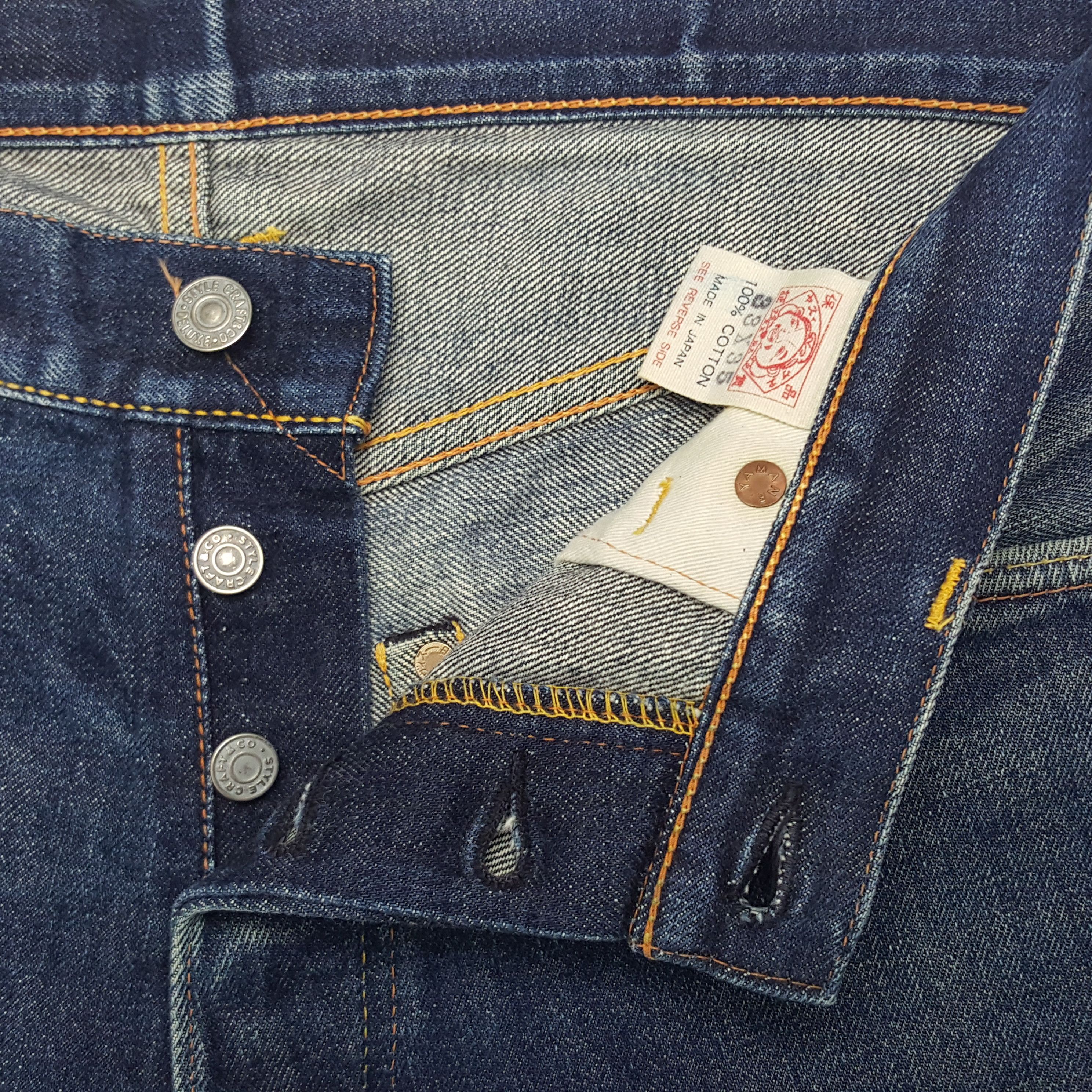 Evisu × Japanese Brand × Vintage Vintage Evisu Japan Selvedge Custom Art Daicock Shorts Jeans Size US 33 - 10 Thumbnail