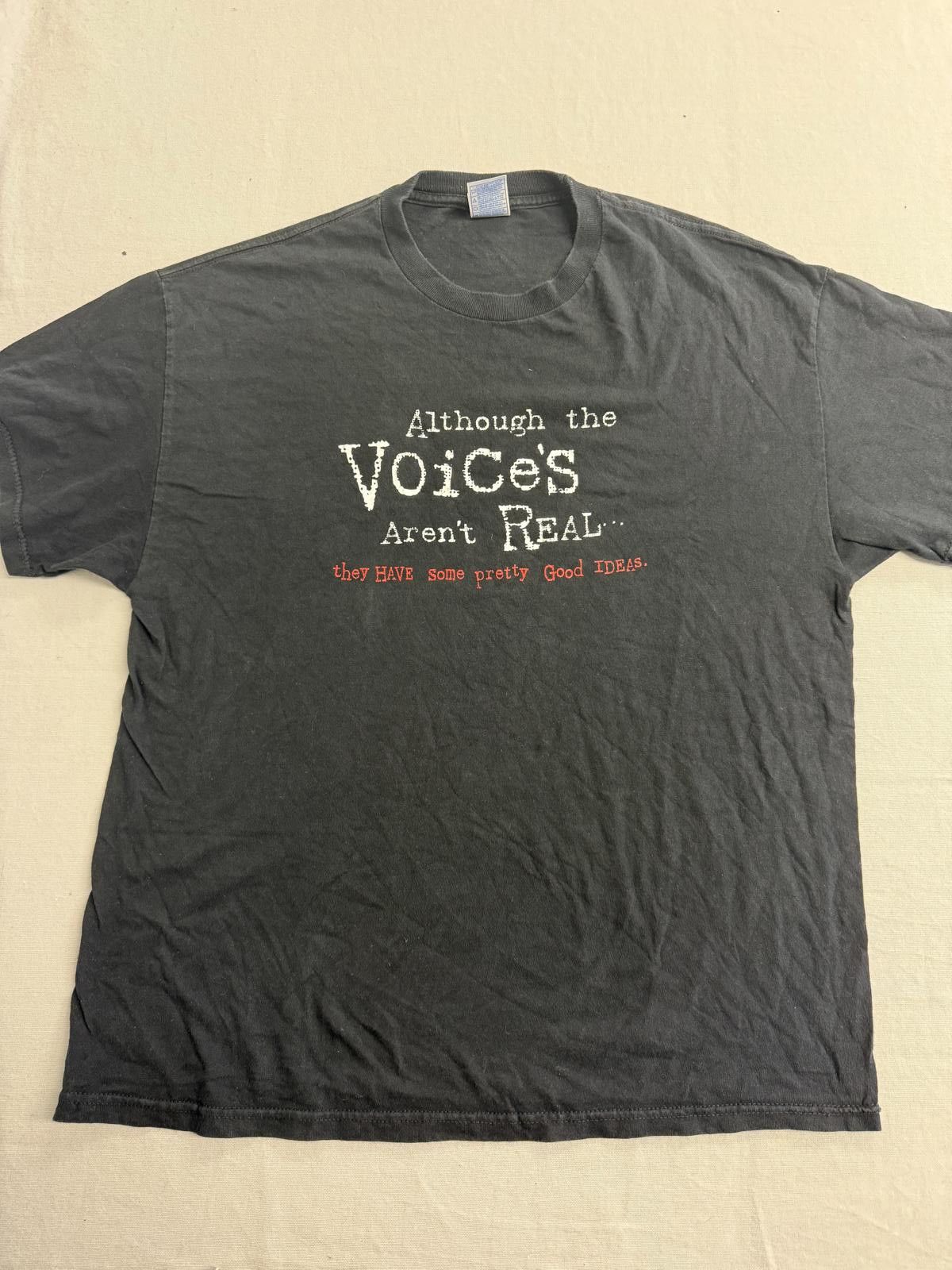 Other Y2K Although the Voices Aren't Real Tshirt Pretty Good Ideas Size US XL / EU 56 / 4 - 1 Thumbnail