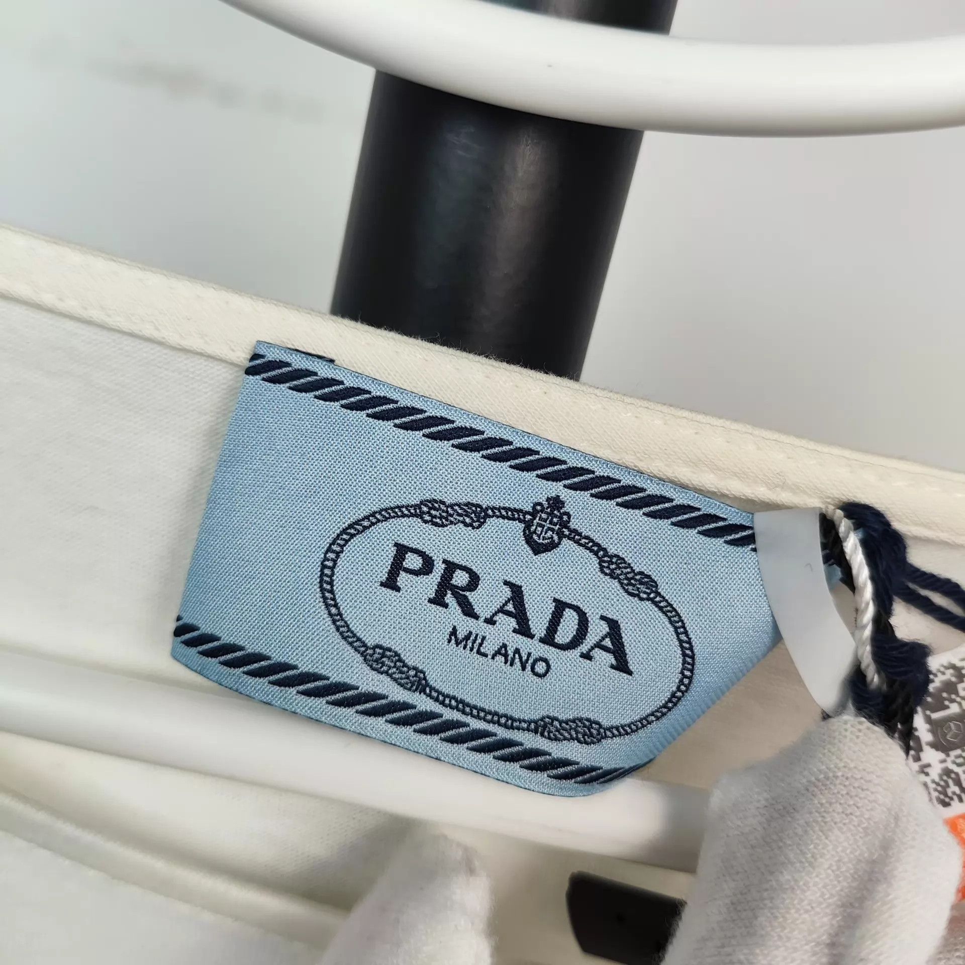Prada Prada Cotton Crewneck Color Blocked Shirt XS Size US XS / EU 42 / 0 - 3 Thumbnail