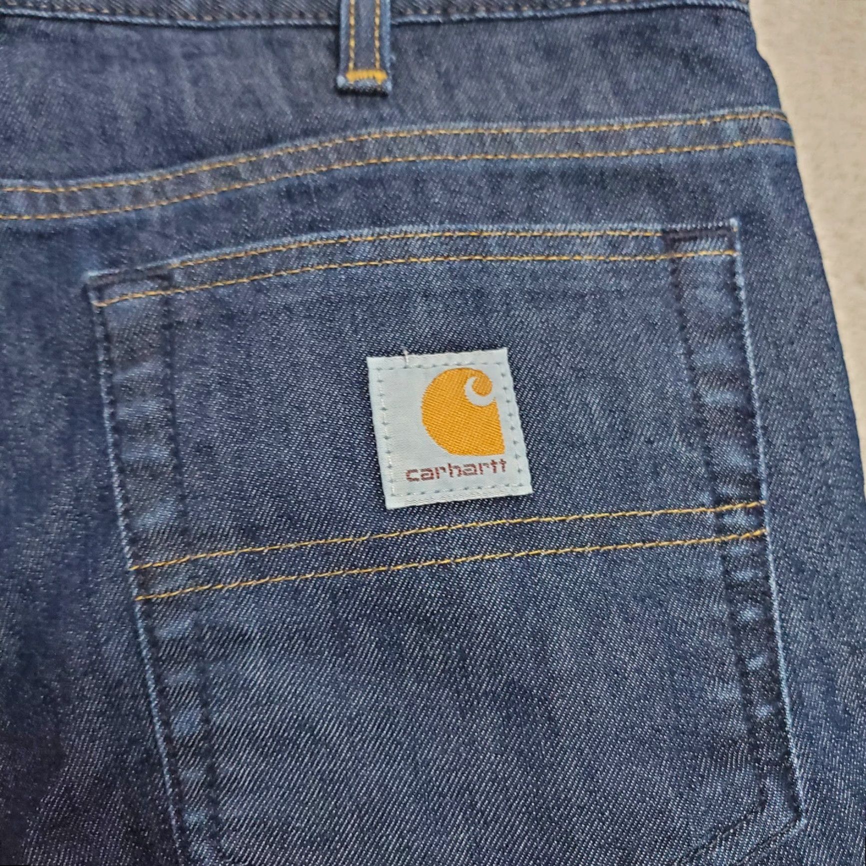 Carhartt Carhartt Jeans Womens 10 Tall Denim Blue Relaxed Straight Leg Mid Rise Workwear Jeans Size 32" / US 10 / IT 46 - 5 Thumbnail