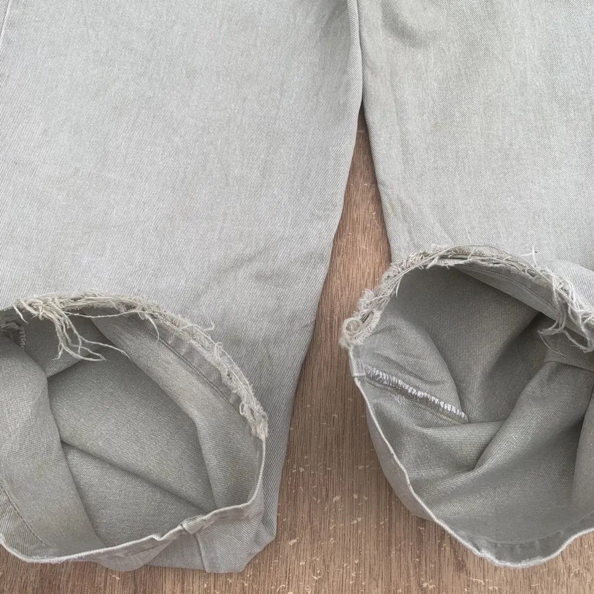 Japanese Brand BAGGY VINTAGE GRAP HITE TROUSERS SKATE GANG FADED PANTS Size US 30 / EU 46 - 16 Thumbnail
