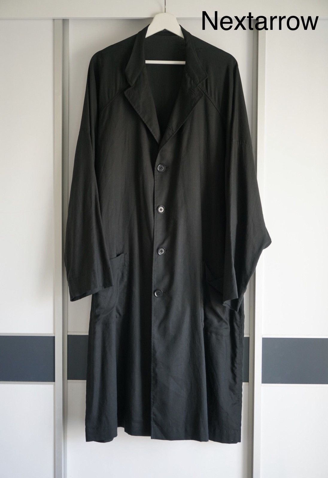 Yohji Yamamoto Yohji Yamamoto 19ss raglan sleeve bat trench coat 2412- Size US S / EU 44-46 / 1 - 1 Thumbnail