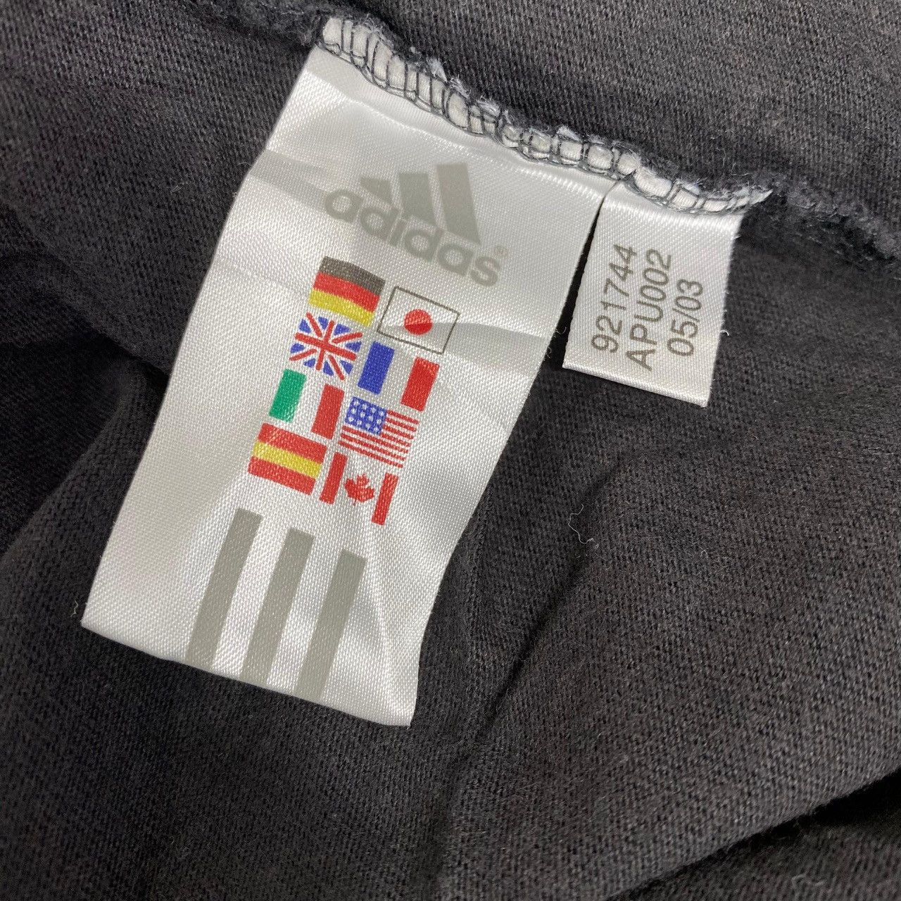 Adidas Vintage ADIDAS x ALL BLACKS Rugby Team Tee Shirt Top World Size US L / EU 52-54 / 3 - 6 Thumbnail