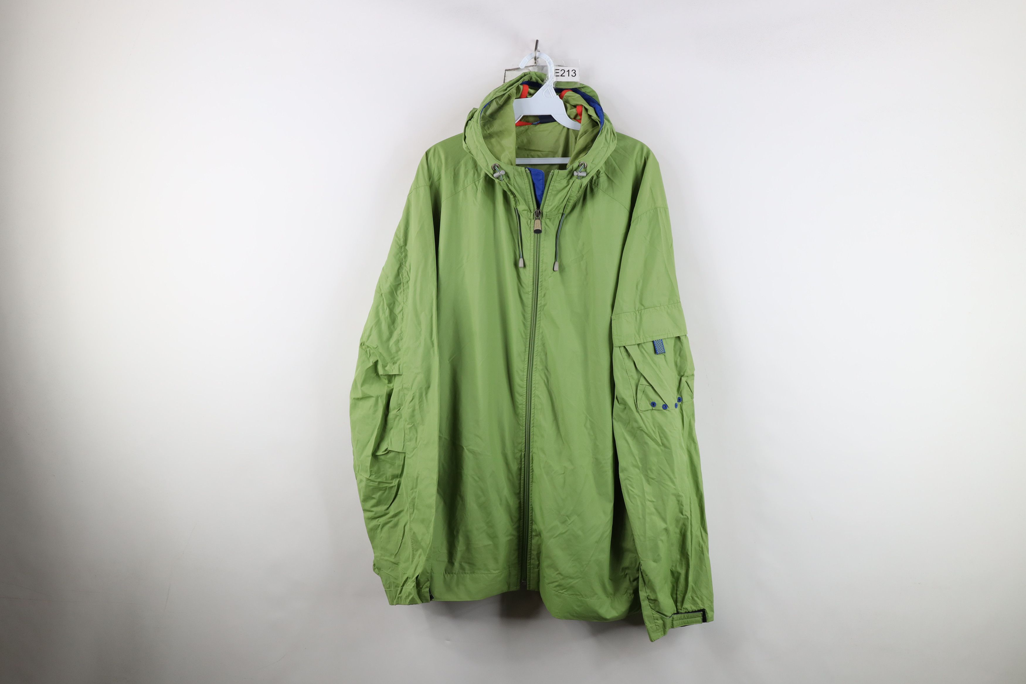 Gap Vintage Gap Packable Hooded Windbreaker Rain Jacket Lime Size US XXL / EU 58 / 5 - 1 Thumbnail