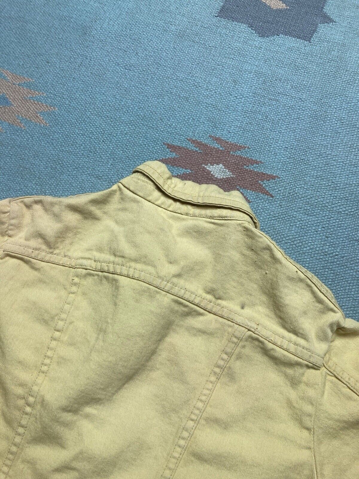 Vintage × Wrangler 70s wrangler denim trucker jacket snap women’s size 38 Size M / US 6-8 / IT 42-44 - 8 Thumbnail