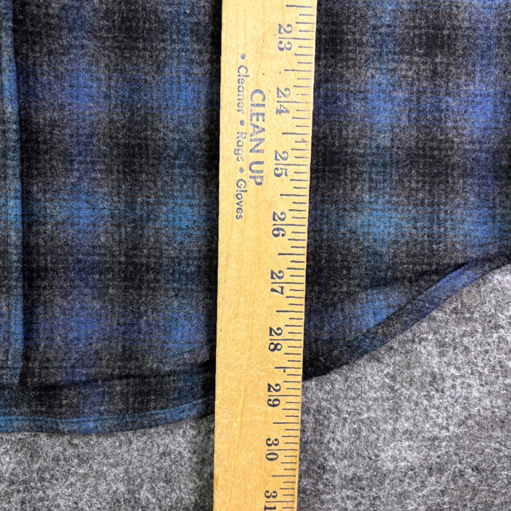 Pendleton Pendleton Lodge Shirt Mens Small Blue Black Ombre Plaid Wool Button Up Flannel Size US S / EU 44-46 / 1 - 4 Thumbnail