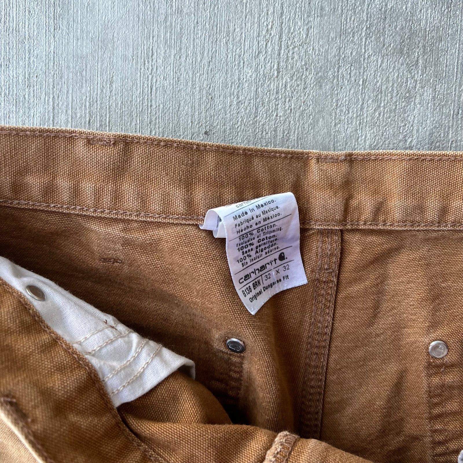 Carhartt × Vintage Carhartt brown double knee work wear carpenter pants Size US 32 / EU 48 - 7 Thumbnail