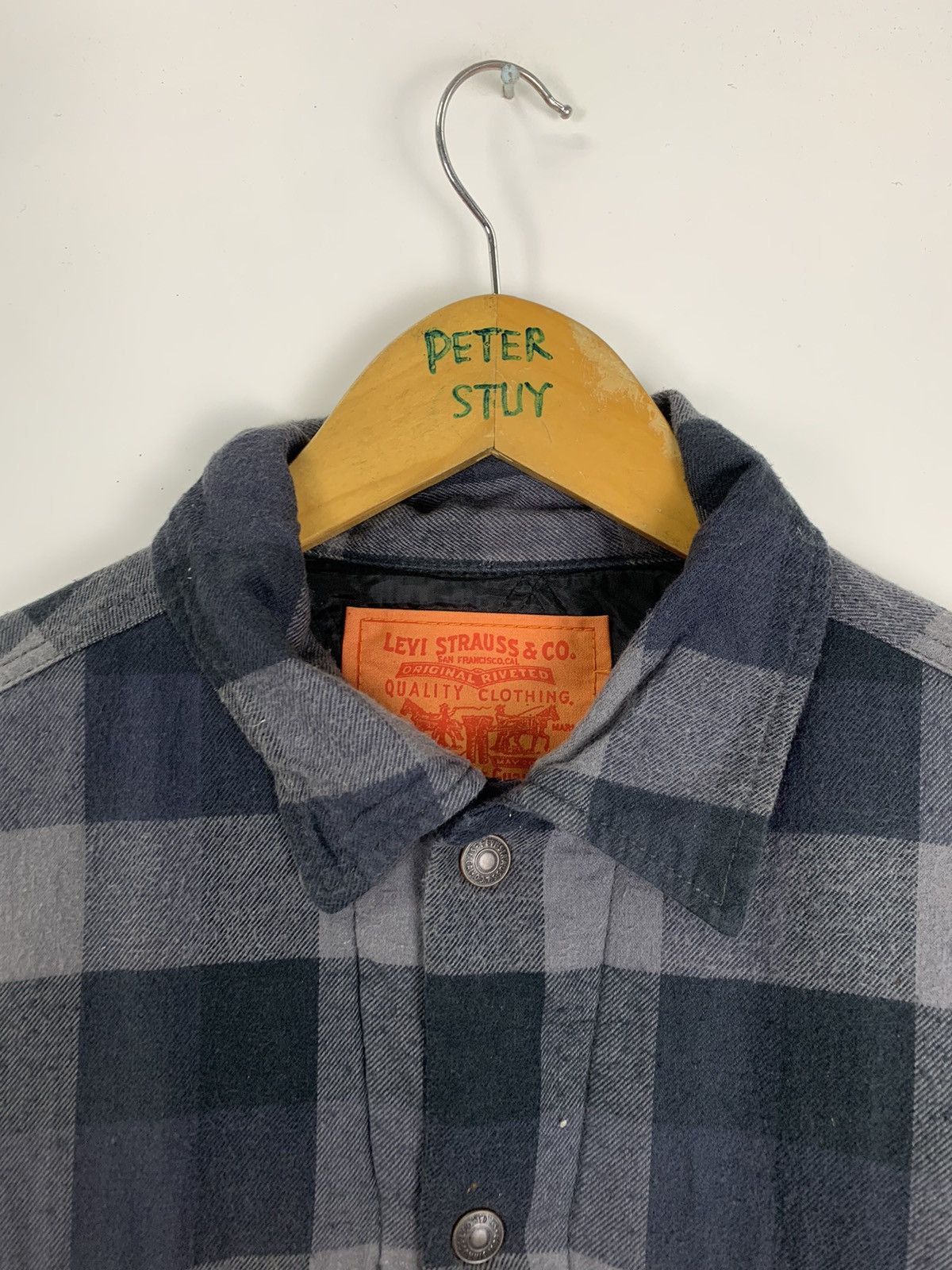 Flannel × Levi's × Vintage Vintage Levis flannel jacket Size US L / EU 52-54 / 3 - 4 Thumbnail
