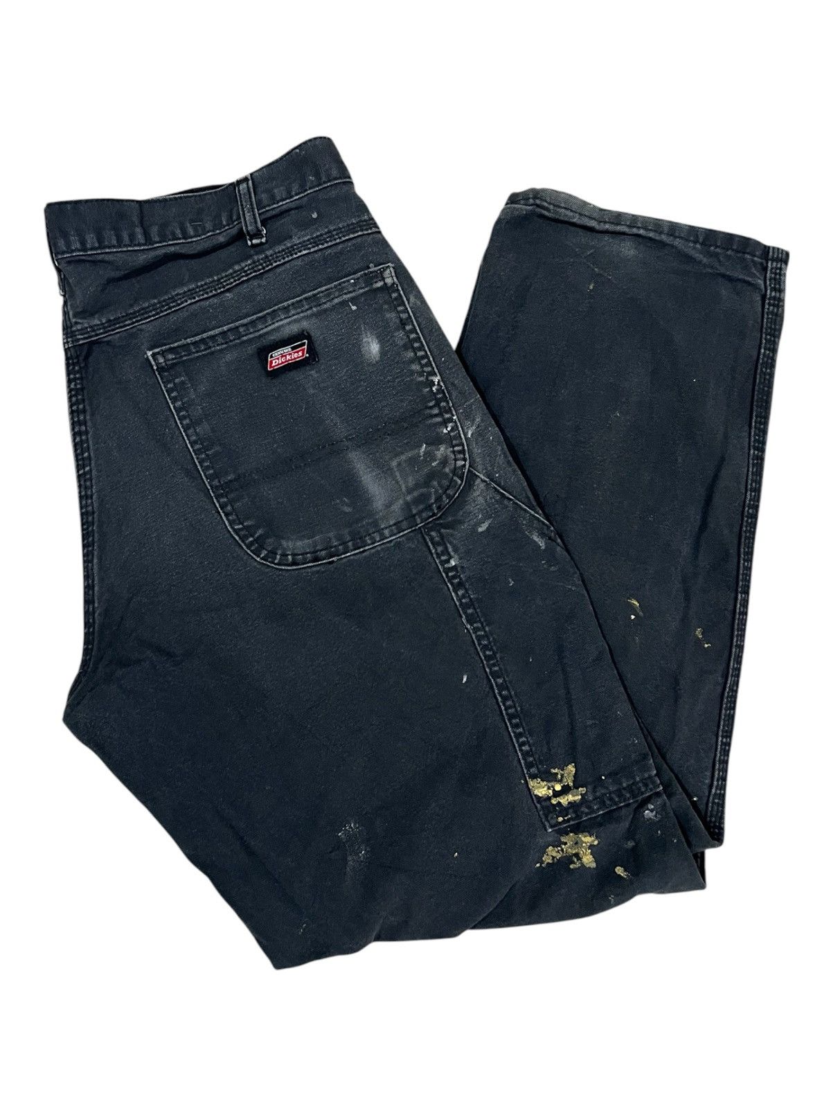 Carhartt × Dickies × Vintage 1990s Dickies 🇺🇸 Carpenter Duck Cotton Painter Jeans Denim Size US 35 - 4 Thumbnail
